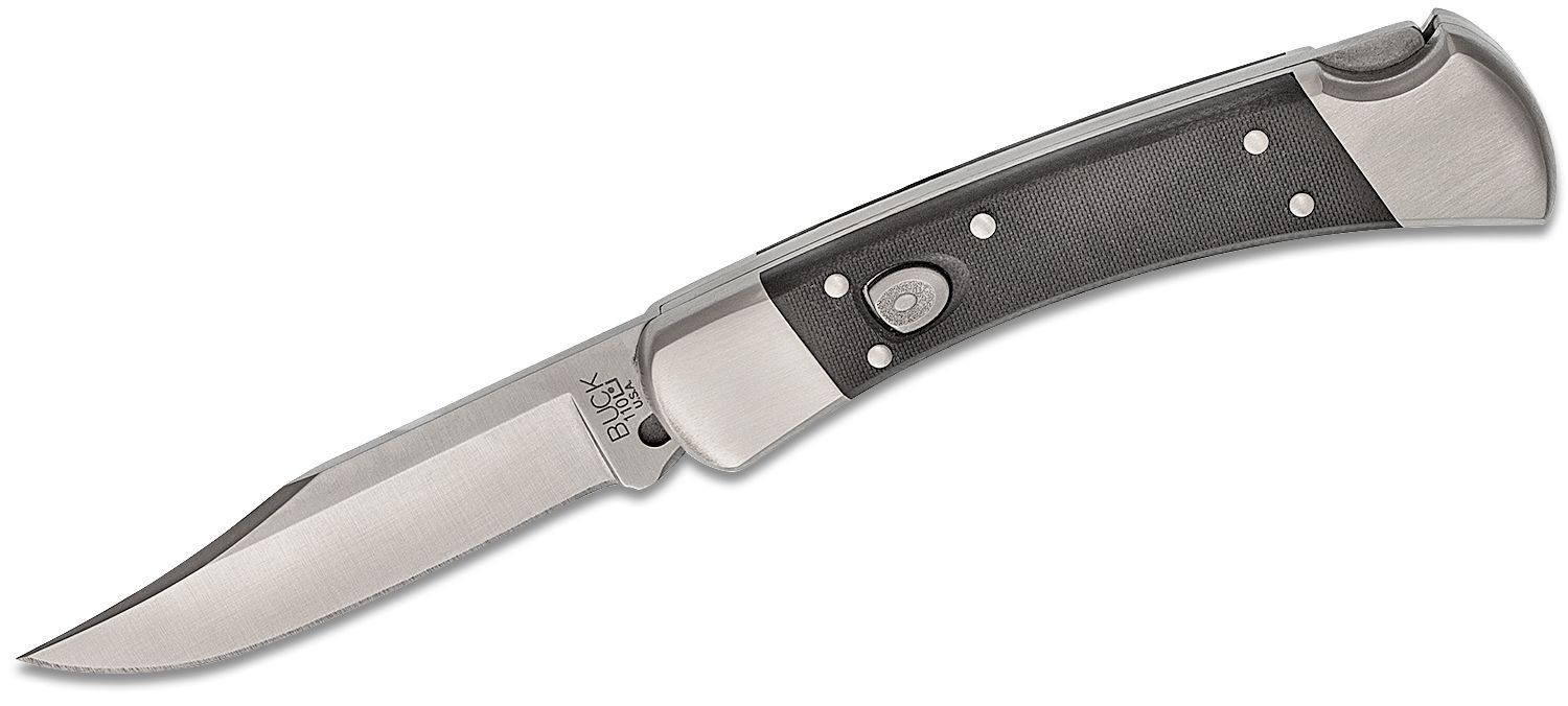 Buck - BU110BKSA-B - Auto Elite 110 - Automatic Knife - CPM S30V Satin Clip Point - G10 - Black - Image 8