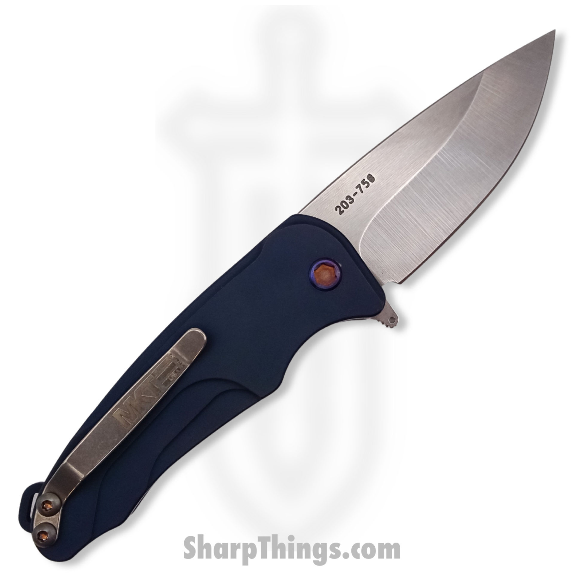 Medford Knife - MK039STQ-44AU-TFCS-Q4 - Smooth Criminal Folder - S35VN - Blue - Image 2