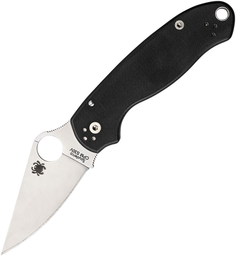 Spyderco - SC223GP - Para Military 3 - Folding Knife - S45VN Satin Clip Point - G10 - Black - Image 6