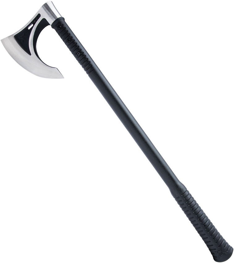 United Cutlery - UC3457 - M48 Viking Axe - Fixed Blade Knife - 3Cr13 Two Tone Black Satin - FRN - Black - Image 5