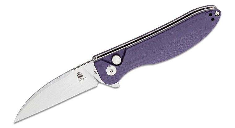 Kizer Cutlery - KIV3566N1 - Swayback - Folding Knife - KIV3566N1 Swayback Folding Knife - G10 - Green - Image 6