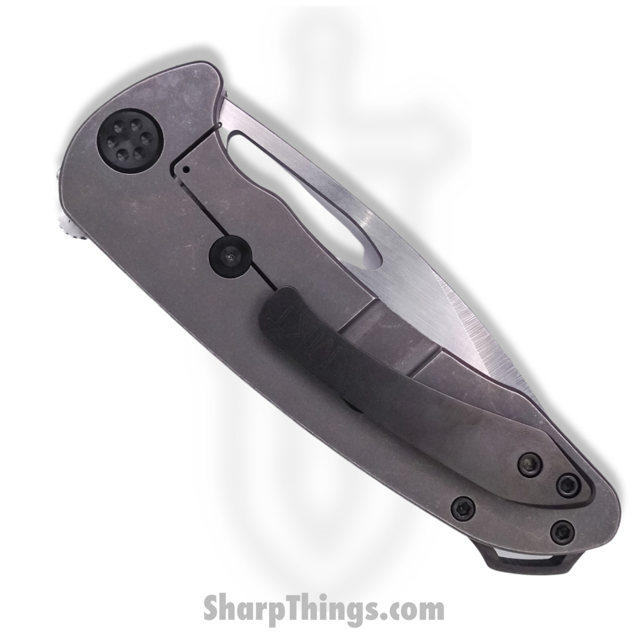 Medford Knife - MK038STQ-01TM-TPCP-BP - On Belay Folder - S35VN - "Old-School Tumbled" - Image 4