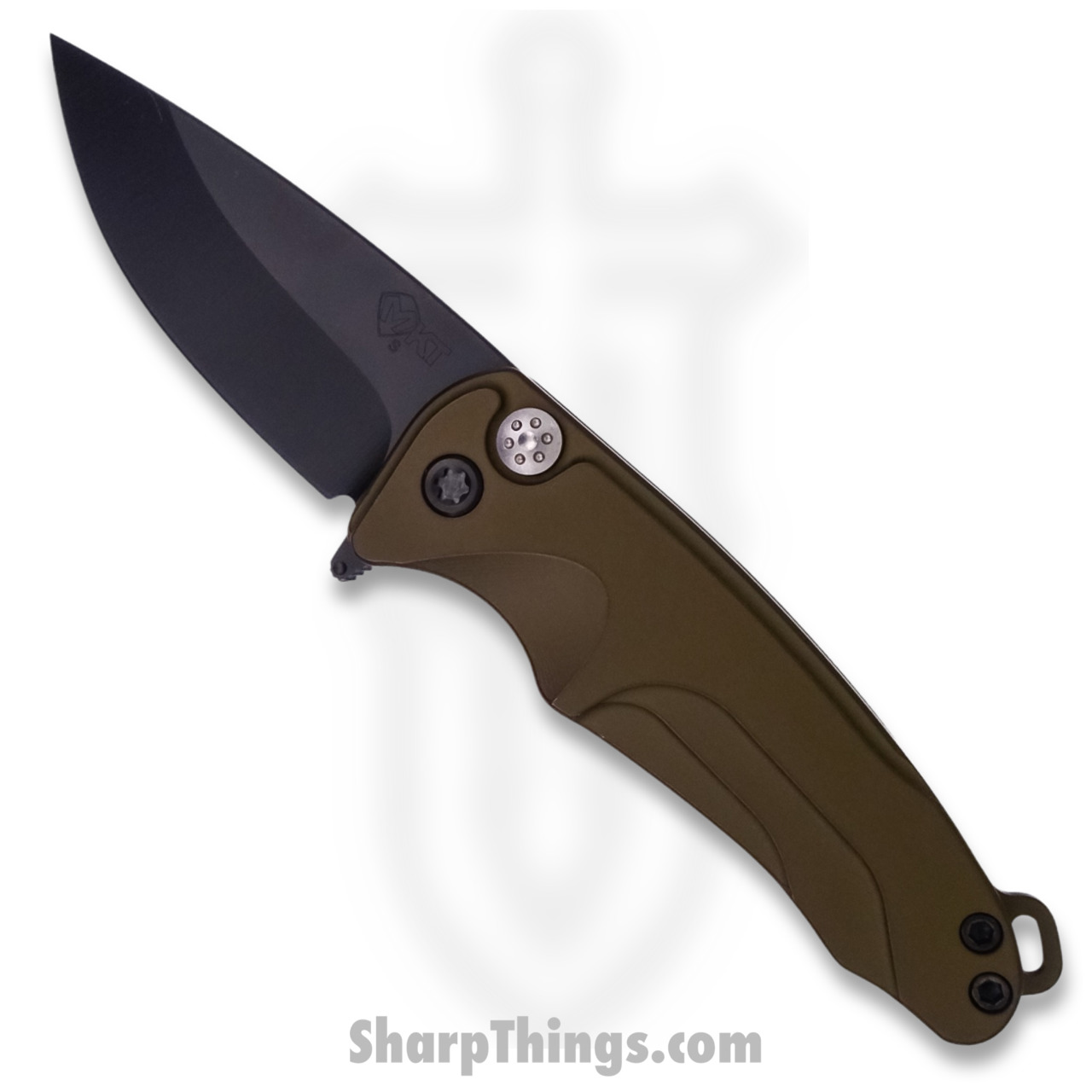 Medford Knife - MK039SPQ-46AW-TPCP-Q4 - Smooth Criminal Button Lock Folder - S35VN PVD - Dijon Yellow
