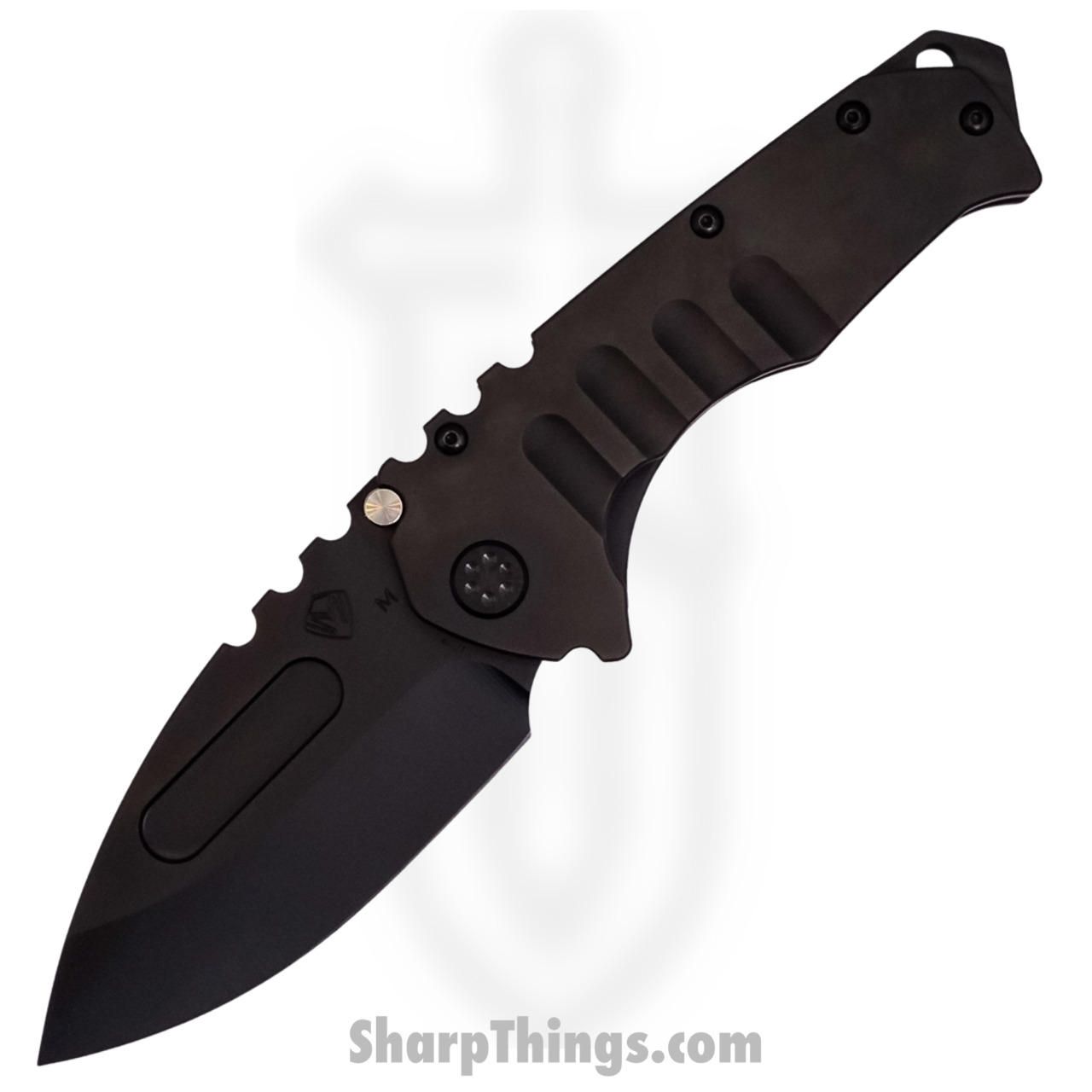 Medford Knife - MK012MPD-30PV-TPCP-BP - Praetorian "T" Drop Point Folder - Magnacut PVD