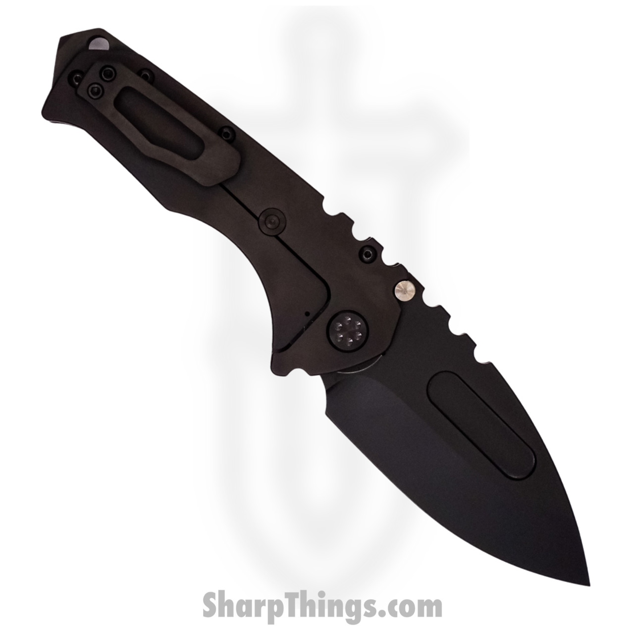 Medford Knife - MK012MPD-30PV-TPCP-BP - Praetorian "T" Drop Point Folder - Magnacut PVD - Image 4