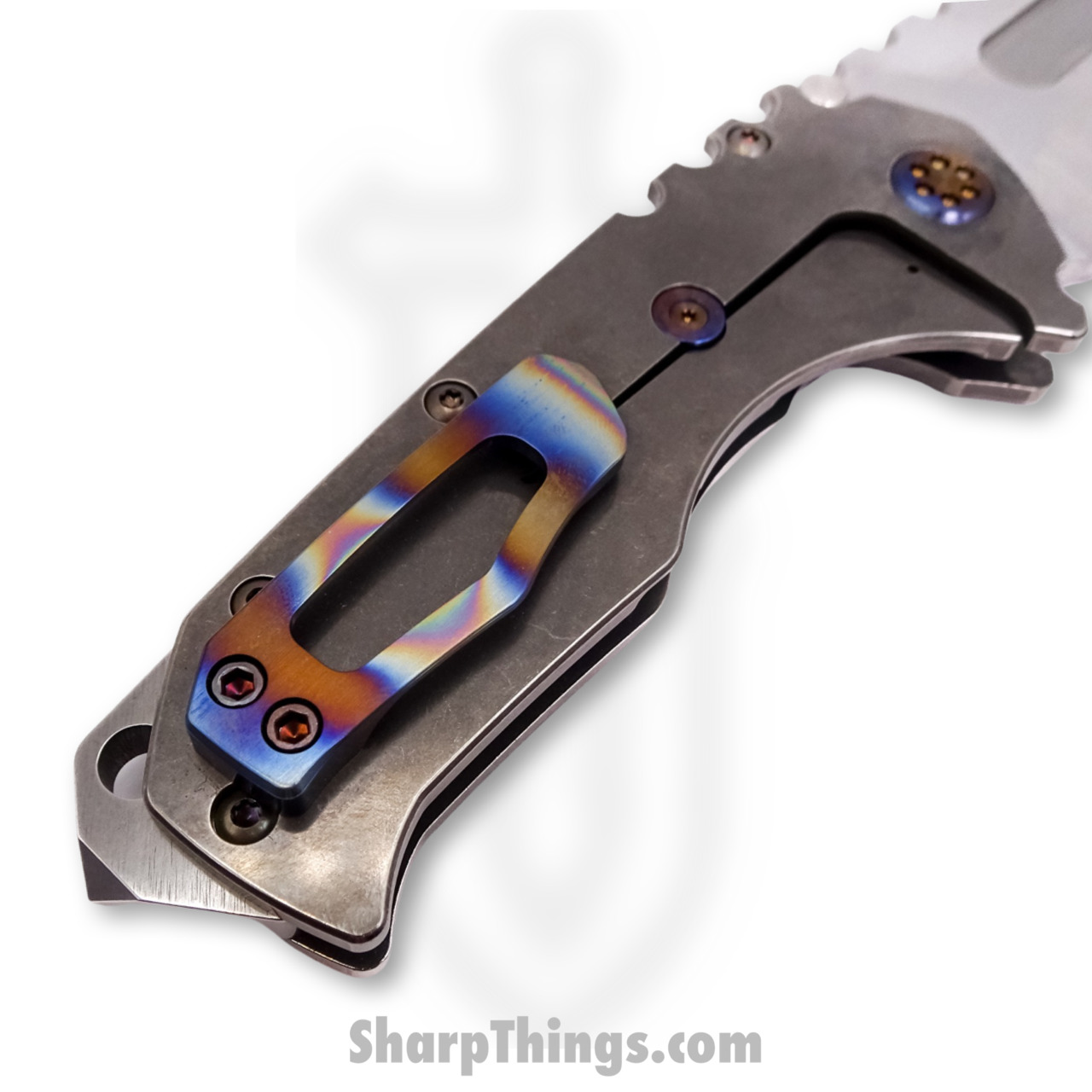 Medford Knife - MK012MTD-01TM-TFCF-BN - Praetorian "T" Drop Point Folder - Magnacut Tumbled - Image 2