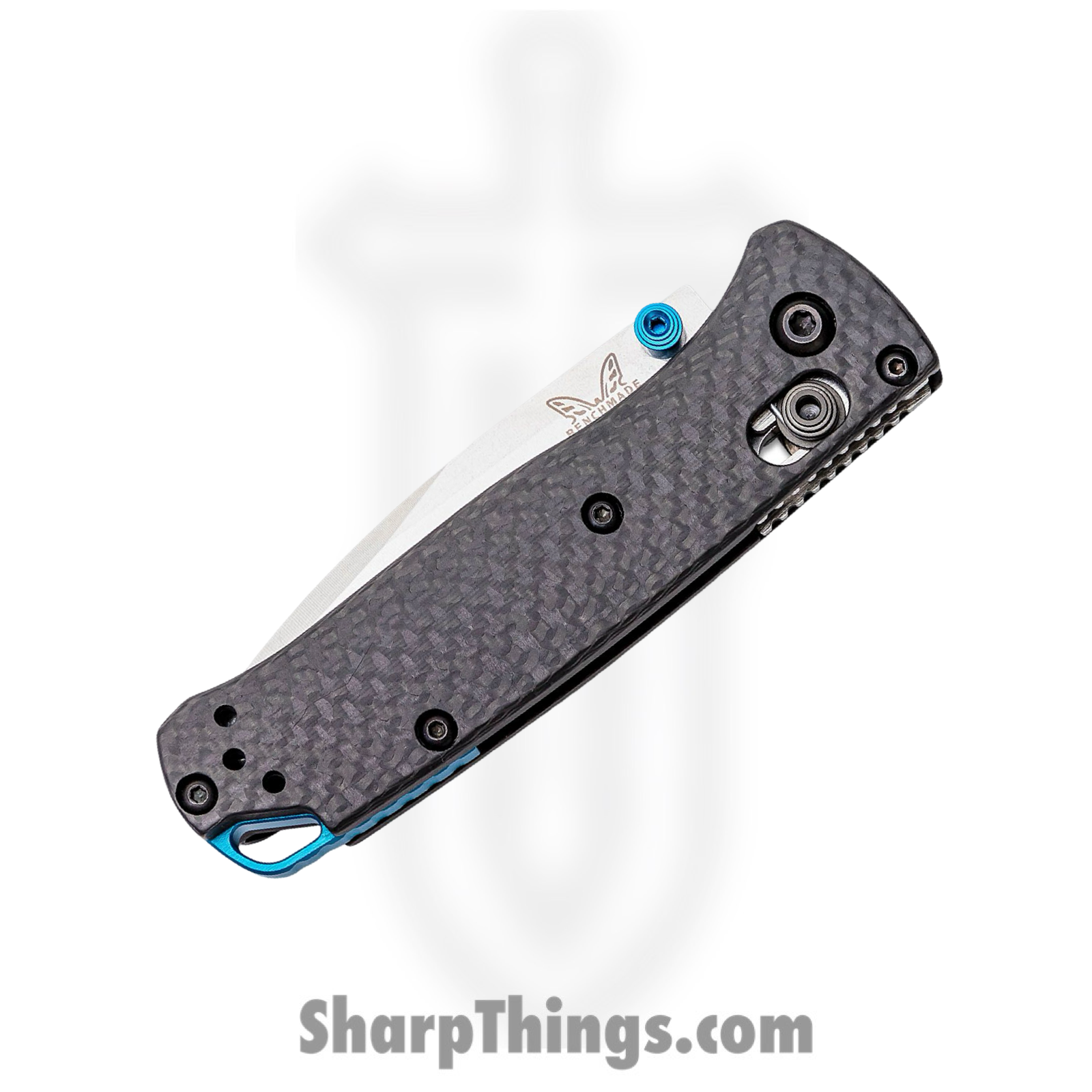 Benchmade - 533-3 - Mini Bugout - Folding Knife - S30V Satin Drop Point - Carbon Fiber - Black - Image 2