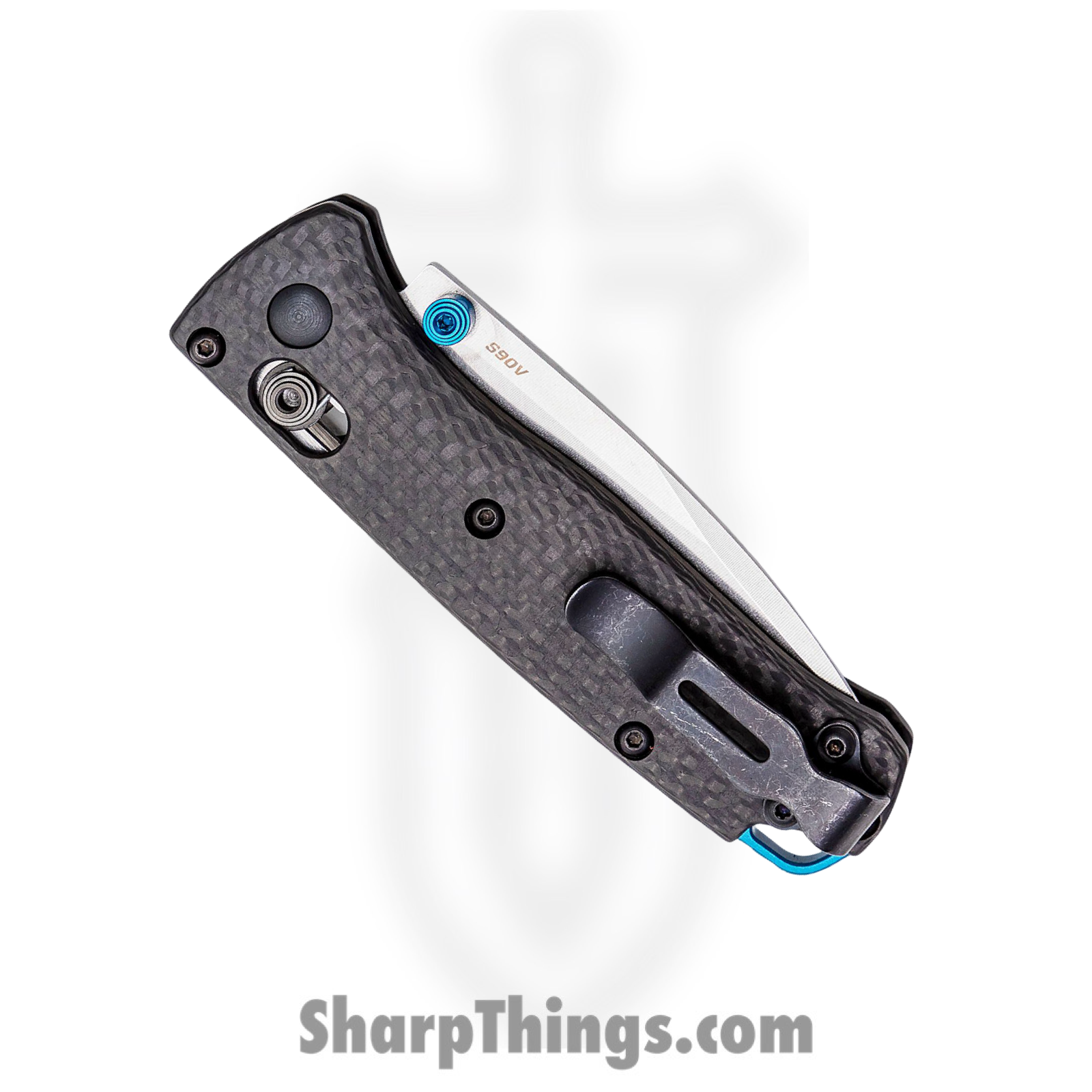 Benchmade - 533-3 - Mini Bugout - Folding Knife - S30V Satin Drop Point - Carbon Fiber - Black - Image 3