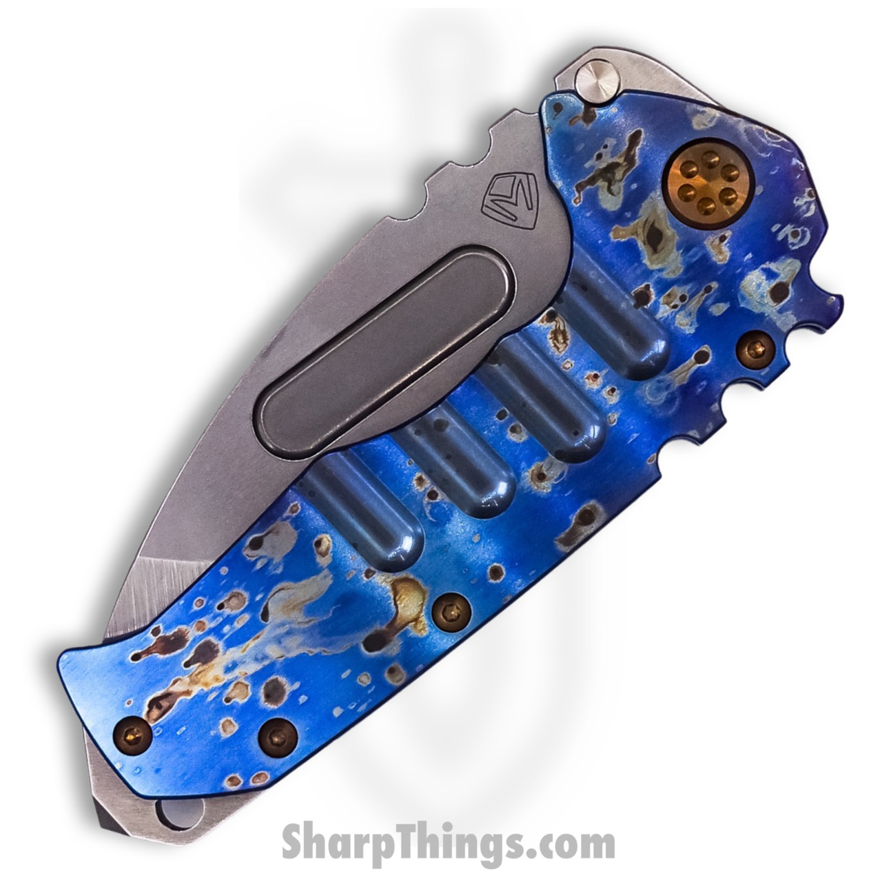 Medford Knife - MK012MTT-03A2-T1CF-BN - Praetorian "T" Tanto Folder - Magnacut Tumbled - Galaxy - Image 2