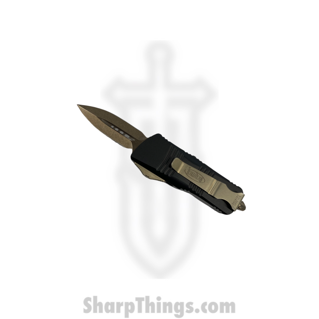 Microtech - 238-15 - Troodon Mini - OTF Auto - Elmax, M390, 204P Bronze Dagger - 6061-T6 Aluminum - Black - Image 3