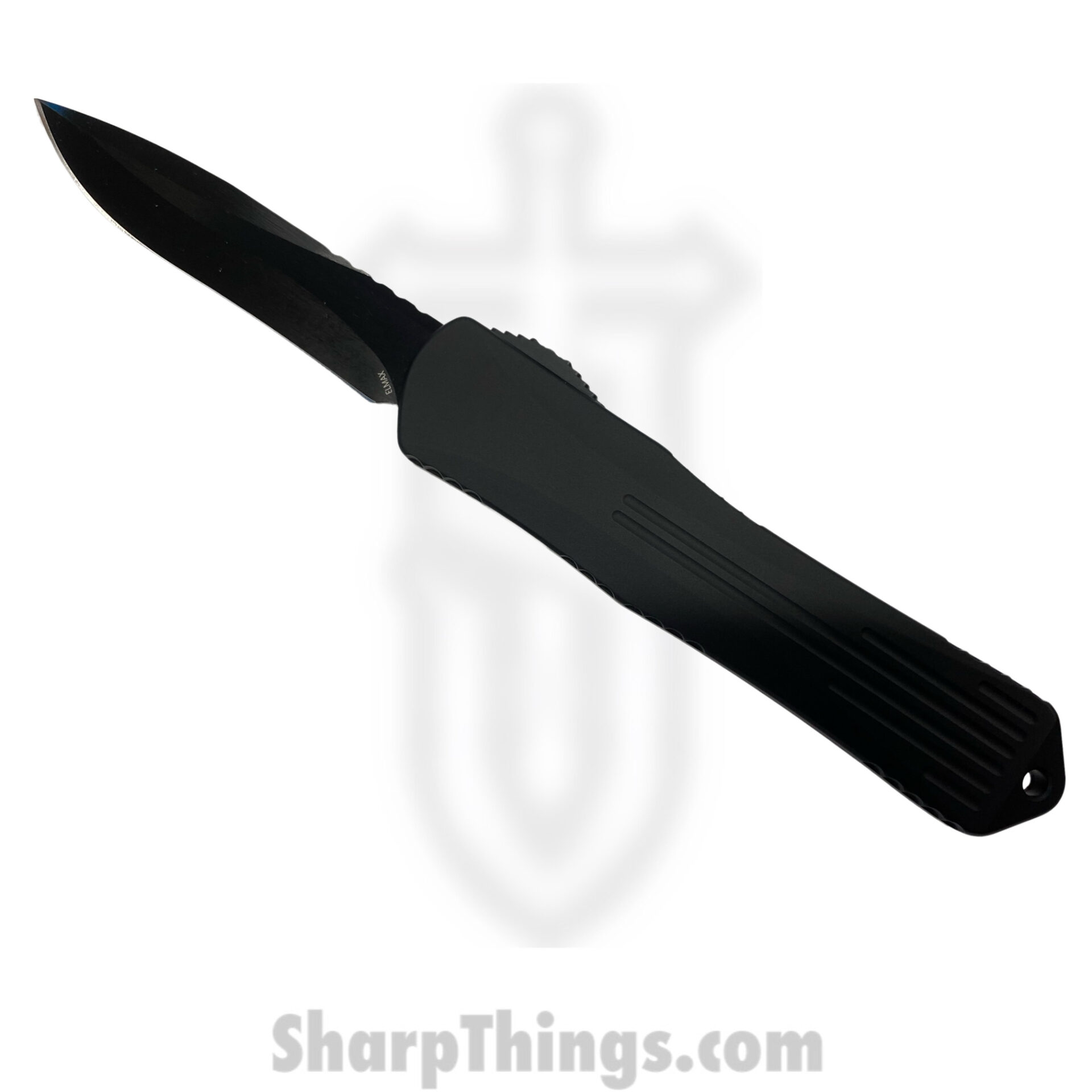 Heretic Knives - H033-6A-PUCF - Manticore X - OTF Auto - Elmax Coated Recurve - Fat Carbon Fiber - Purple/Black - Image 3