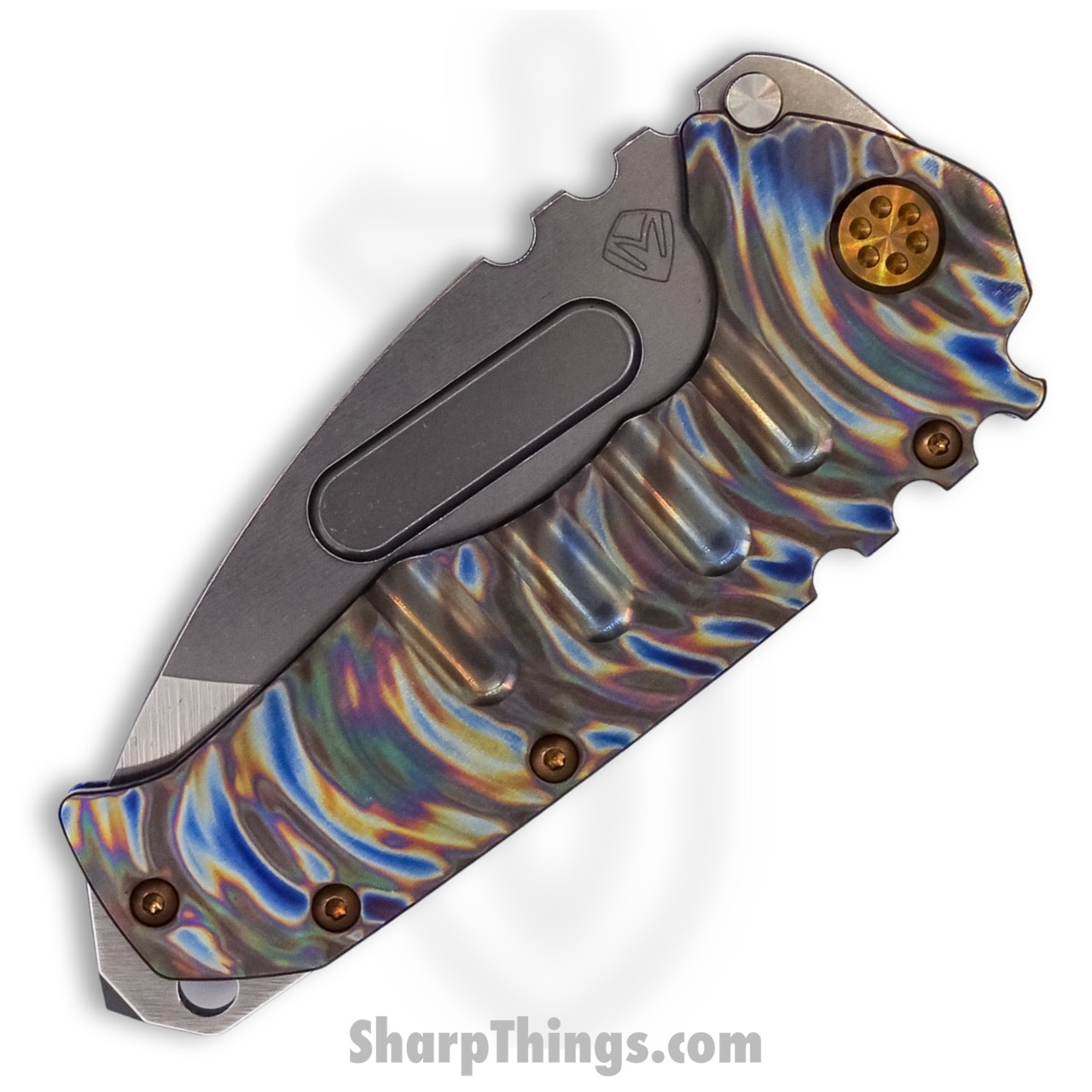 Medford Knife - MK012MTT-03A2-T1CF-BN - Praetorian "T" Tanto Folder - Magnacut Tumbled - Tsunami - Image 5