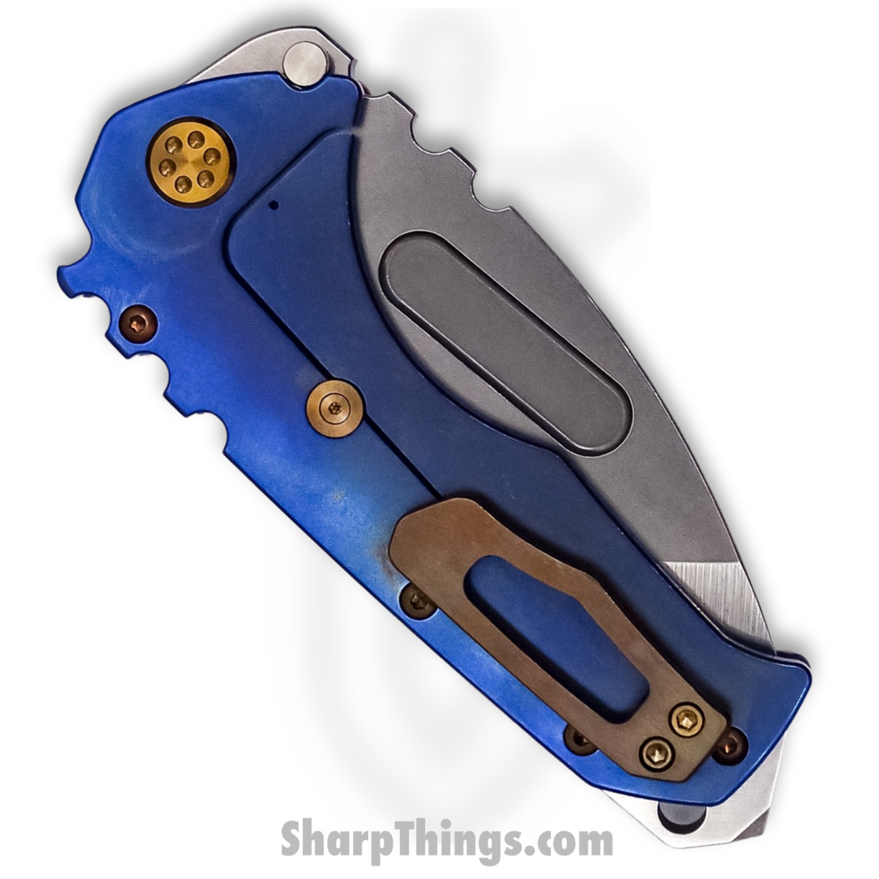 Medford Knife - MK012MTT-03A2-T1CF-BN - Praetorian "T" Tanto Folder - Magnacut Tumbled - Tsunami - Image 4