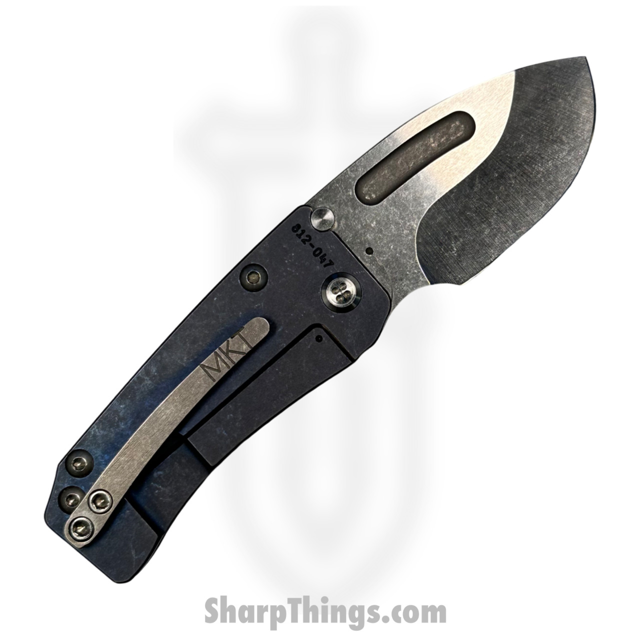 Medford Knife - Pre Owned - MK203ST-37A2 - Der Hund (Hunden) - Tumbled - S35VN - Ano Blue - Image 2