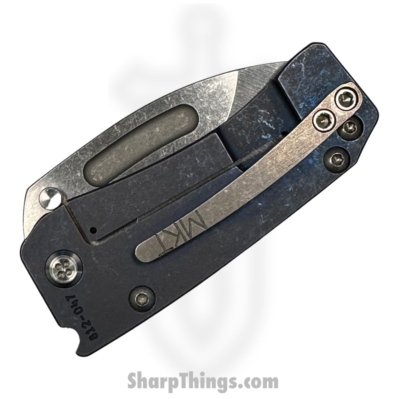Medford Knife - Pre Owned - MK203ST-37A2 - Der Hund (Hunden) - Tumbled - S35VN - Ano Blue - Image 4