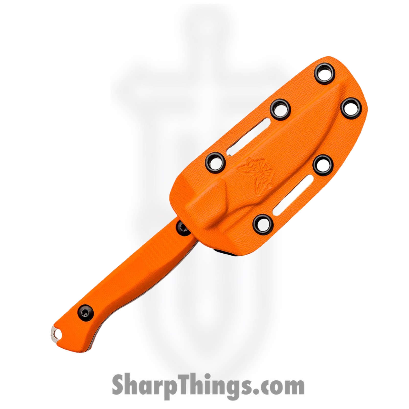 Benchmade - 15700 - Flyway - Fixed Blade Knife - CPM 154 Satin Straight Back - G10 - Orange - Image 4