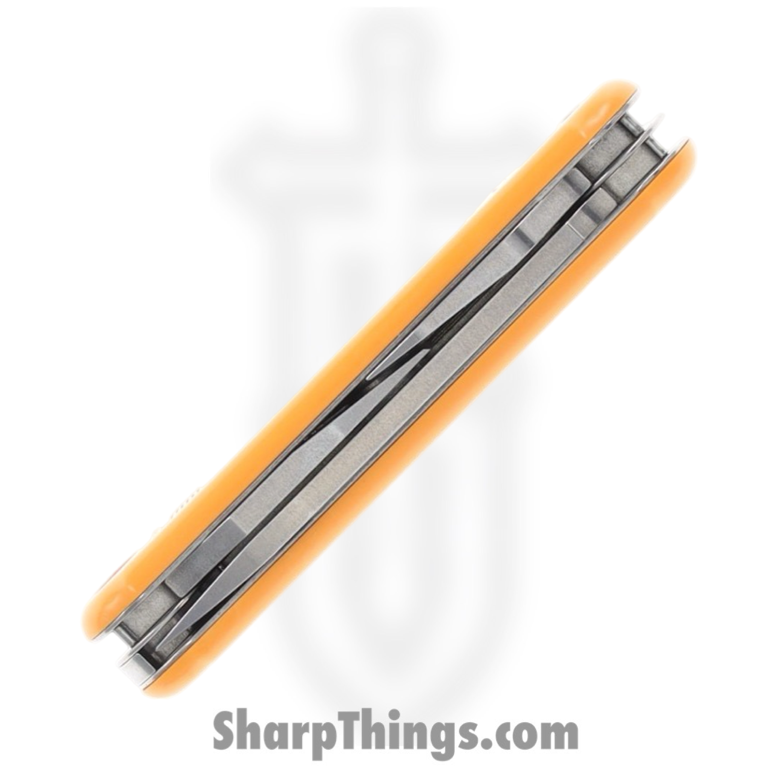 ASK Knives - ASK-001 - Jefferson - Folding Knife - Stainless Satin Drop Point - Plastic - Orange - Image 7