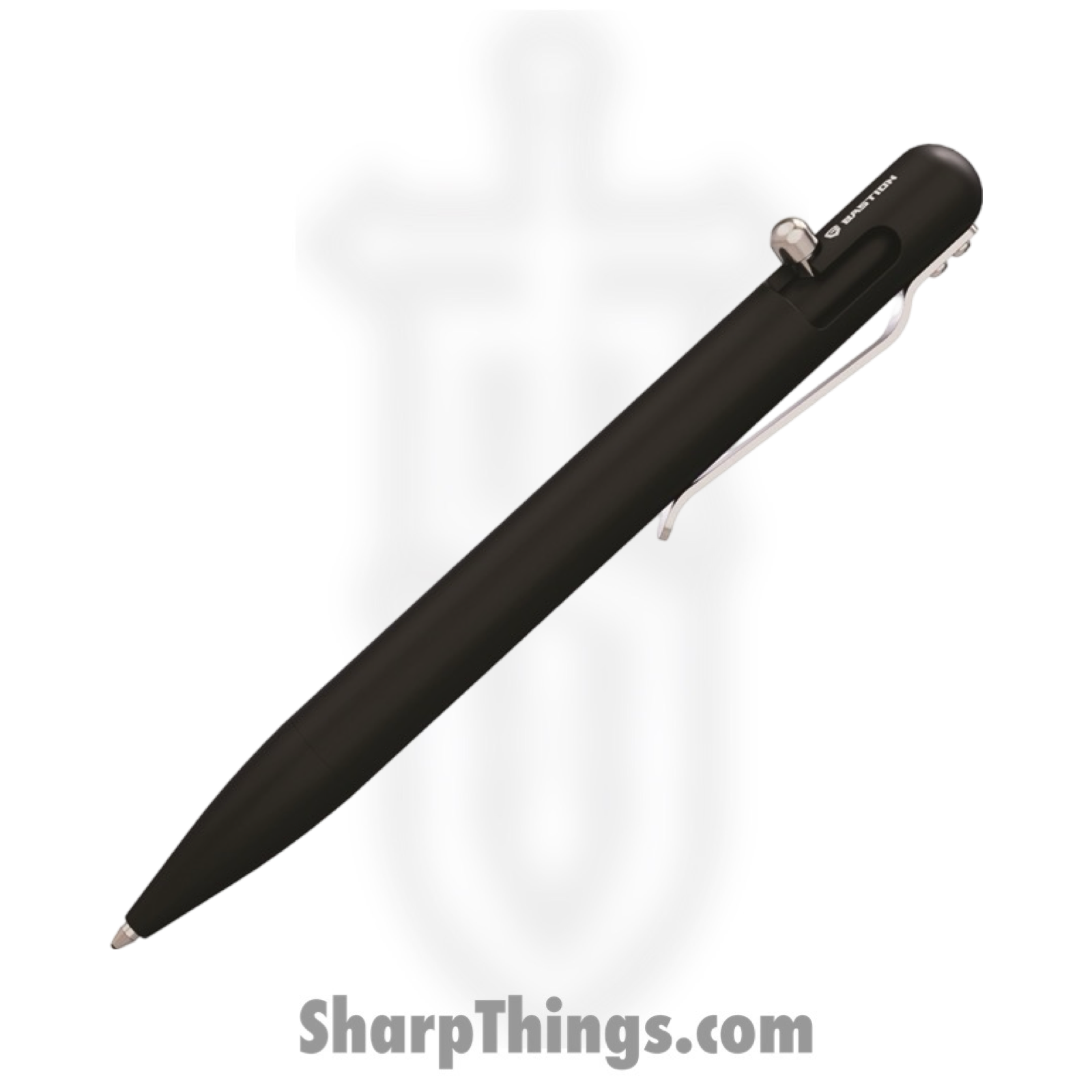 Bastion - BSTN249B - Bolt Action Pen - 6061-T6 Aluminum - Black - Image 2