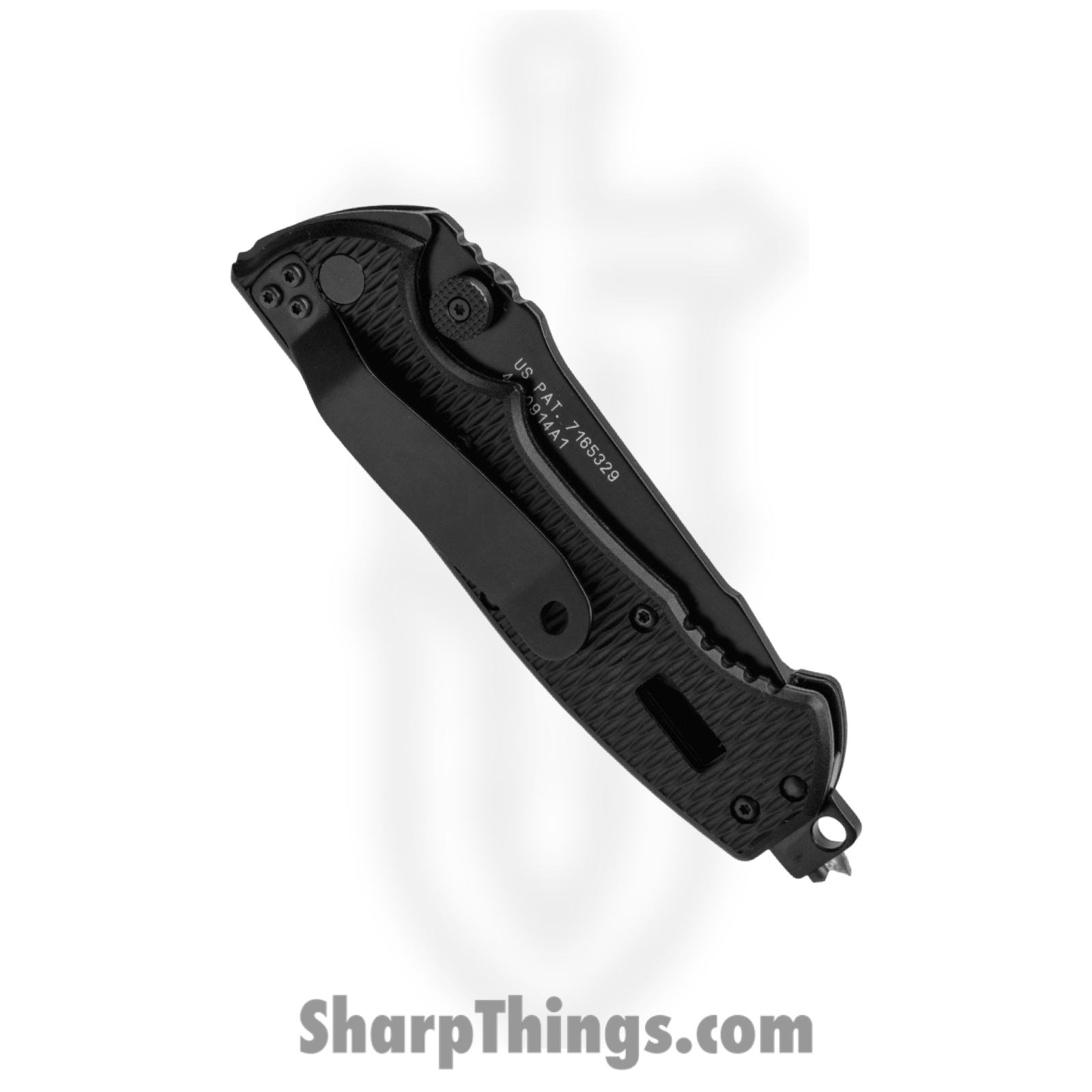 Gerber - G1870 - Hinderer Combat Life Saver - Folding Knife - 440A Coated Clip Point - GFN - Black - Image 3