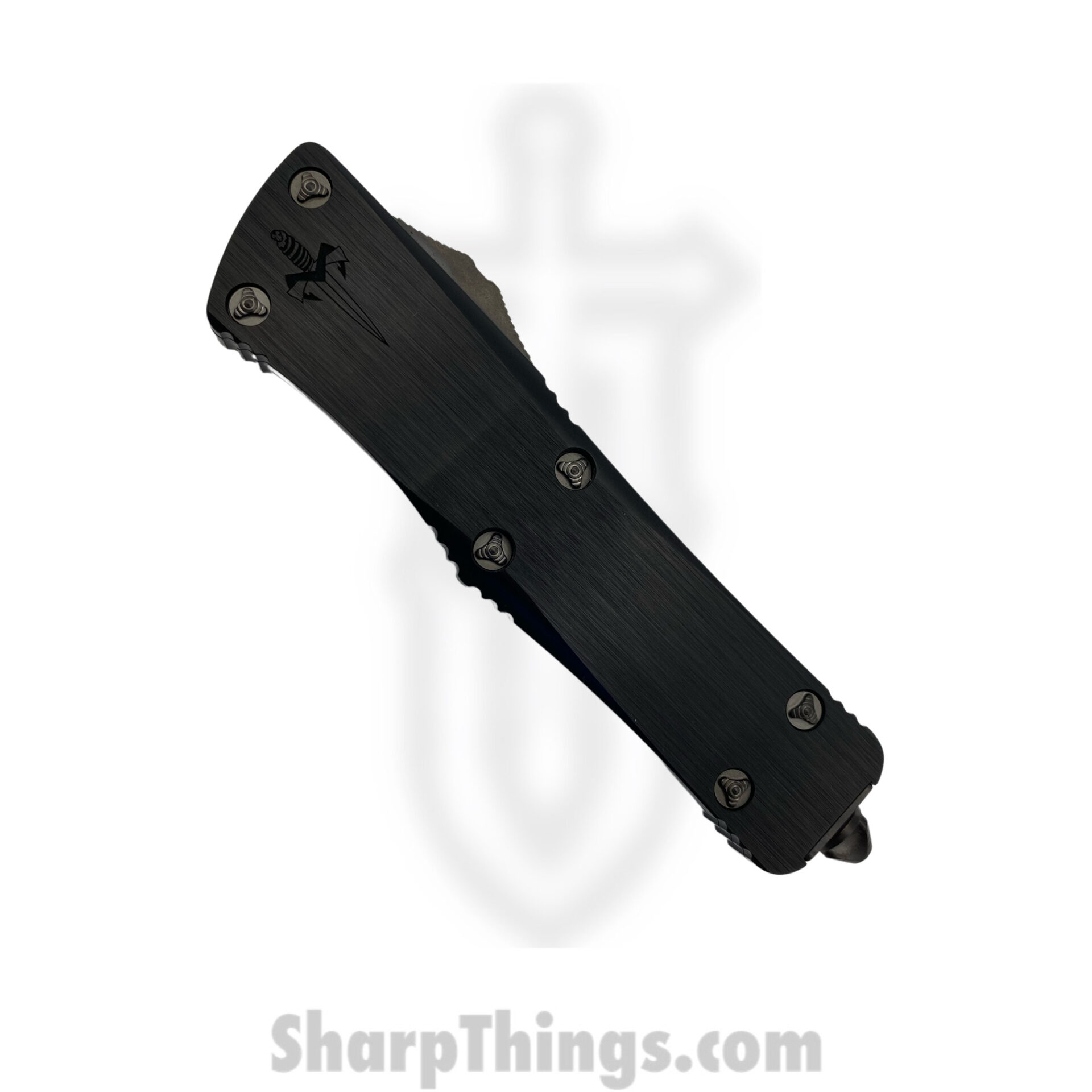 Microtech - 319-MCK Troo - Marfione Custom Troodon - DLC Diamondwash Recurve - Hefted Black - DLC Ringed HW - Image 4