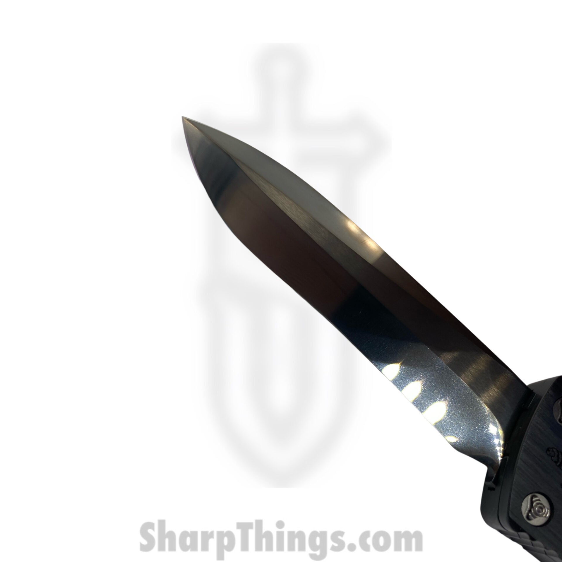 Microtech - 319-MCK Troo - Marfione Custom Troodon - DLC Diamondwash Recurve - Hefted Black - DLC Ringed HW - Image 2