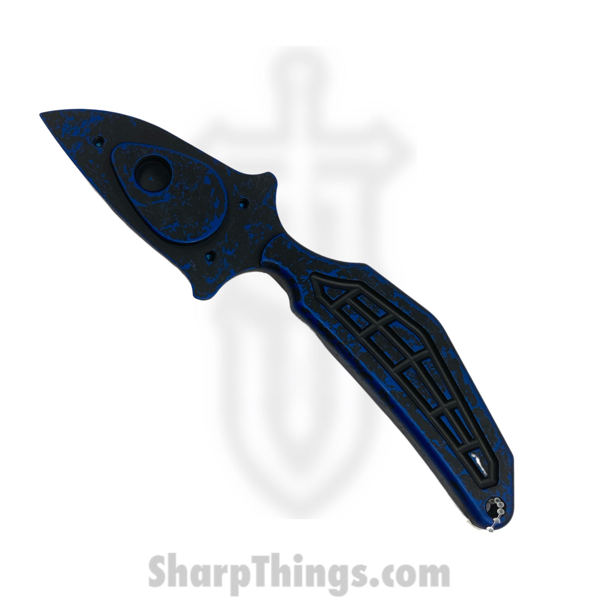 Heretic Knives - H051-BrkBlu - Sleight Handle Accessory - 6061-T6 Aluminum - Breakthrough Blue/Black - Image 2