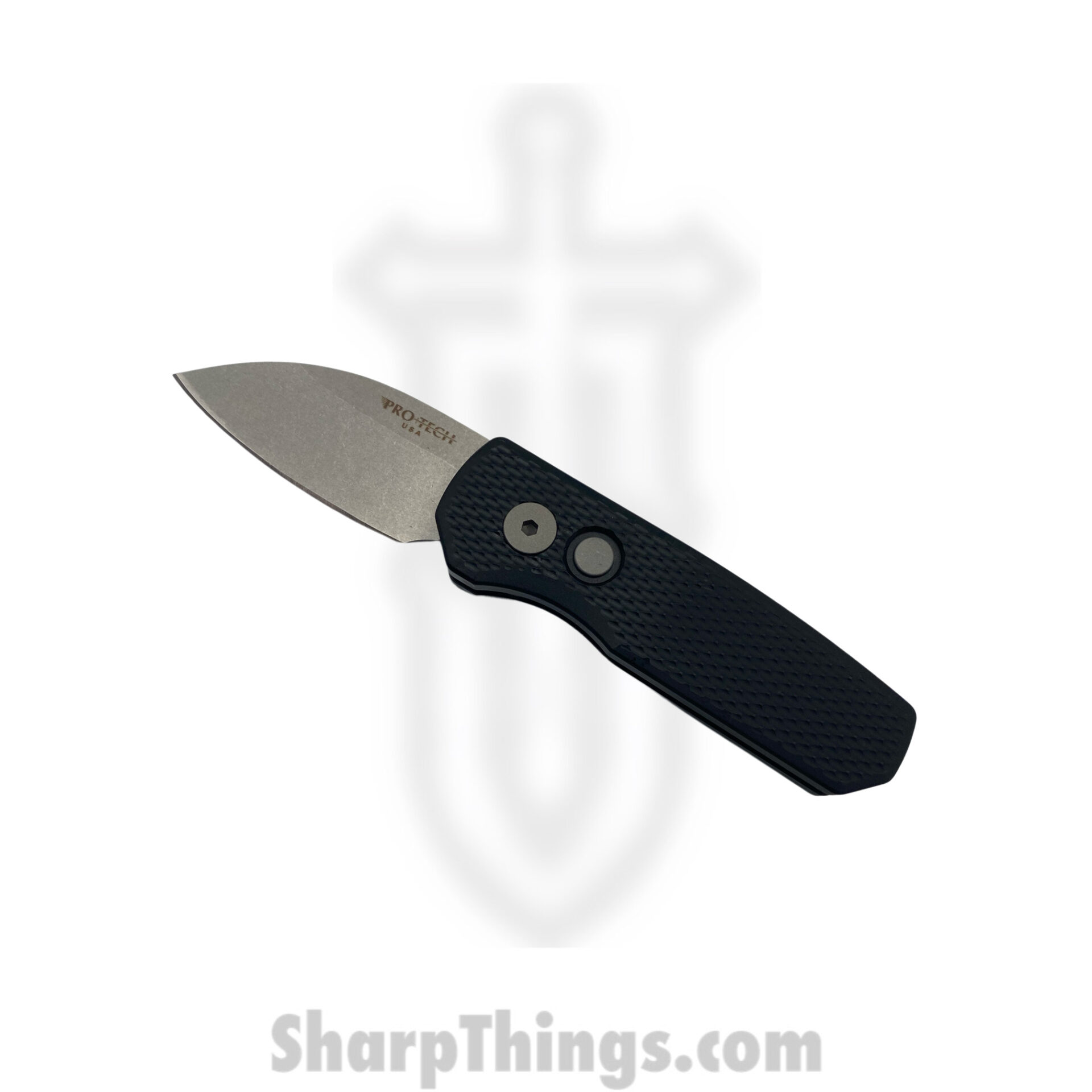 ProTech - R5305 - Runt 5 Wharncliffe Blade Knife - Magnacut - Black
