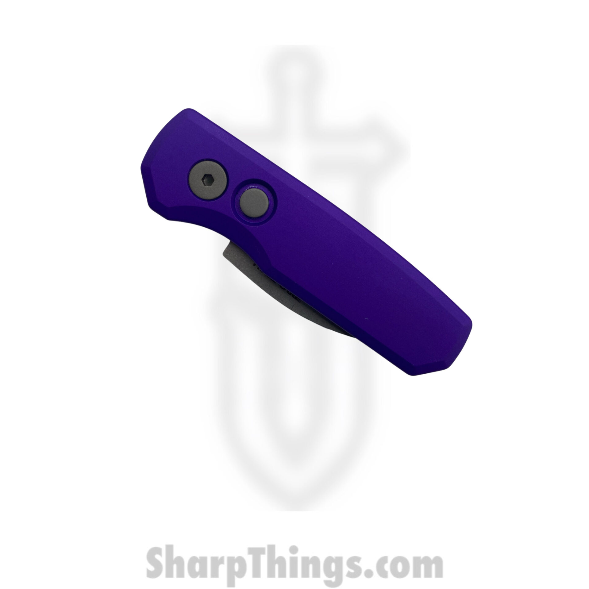ProTech - R5301-Purple - Runt 5 - Automatic Knife - Magnacut Stonewash Wharncliffe - Aluminum - Purple - Image 3