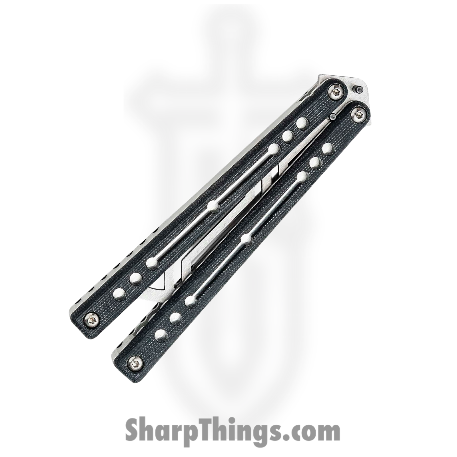 Squid Industries - Nautilus V2 - Balisong Trainer - Silver - Image 3