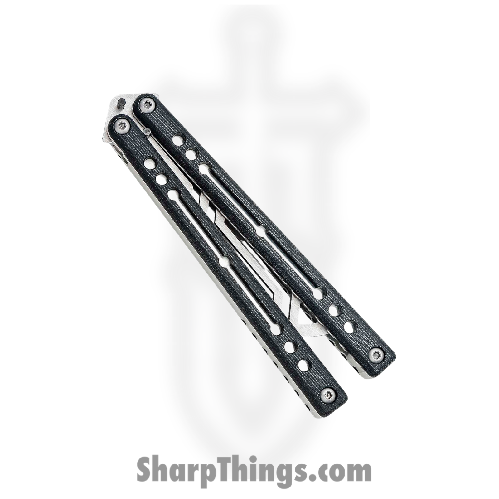 Squid Industries - Nautilus V2 - Balisong Trainer - Silver - Image 4
