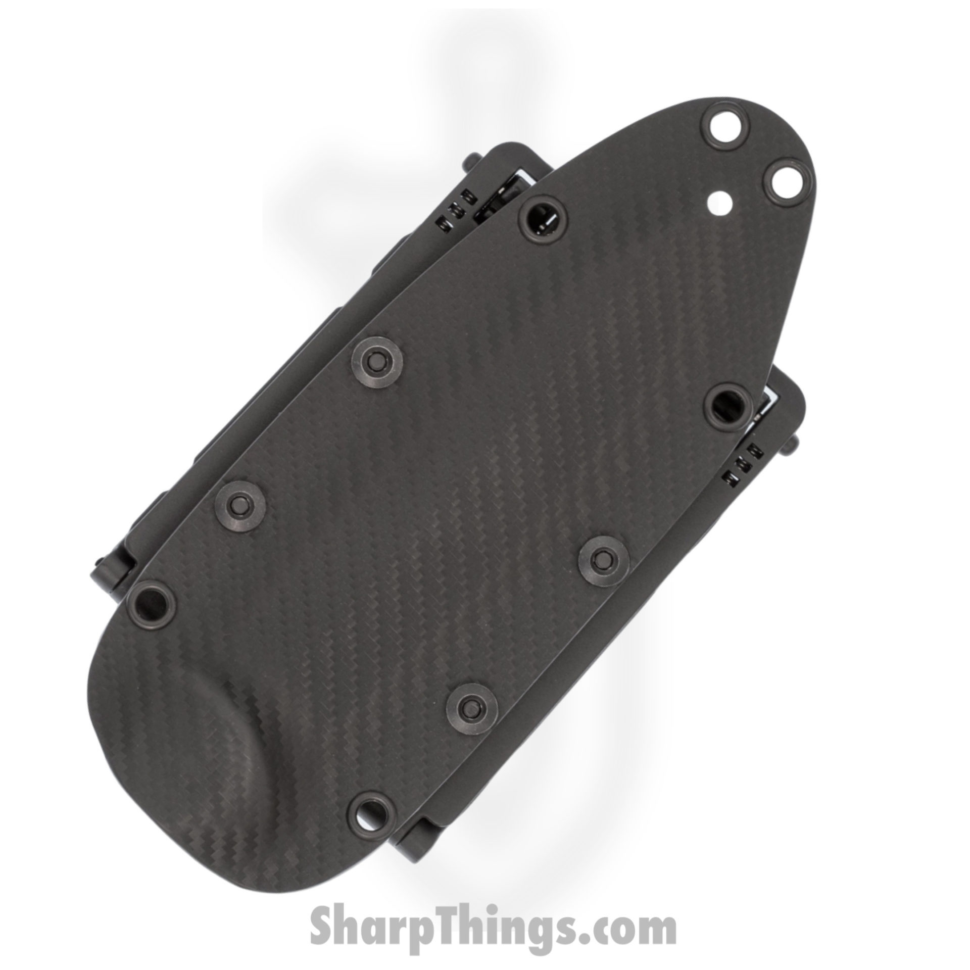 Microtech - 113M-11AP - Socom Alpha Mini - Fixed Blade Knife - M390 Stonewash Clip Point - G10 - Black - Image 4