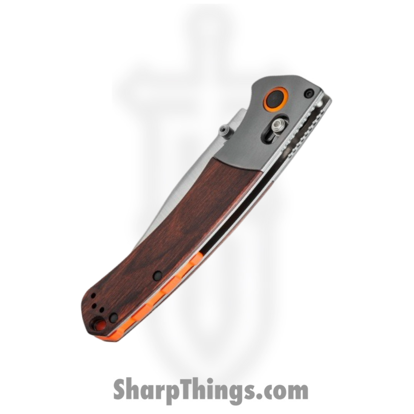 Benchmade - 15080-2 - Crooked River - Folding Knife - CPM S30V Satin Clip Point - Dymondwood - Brown - Image 2