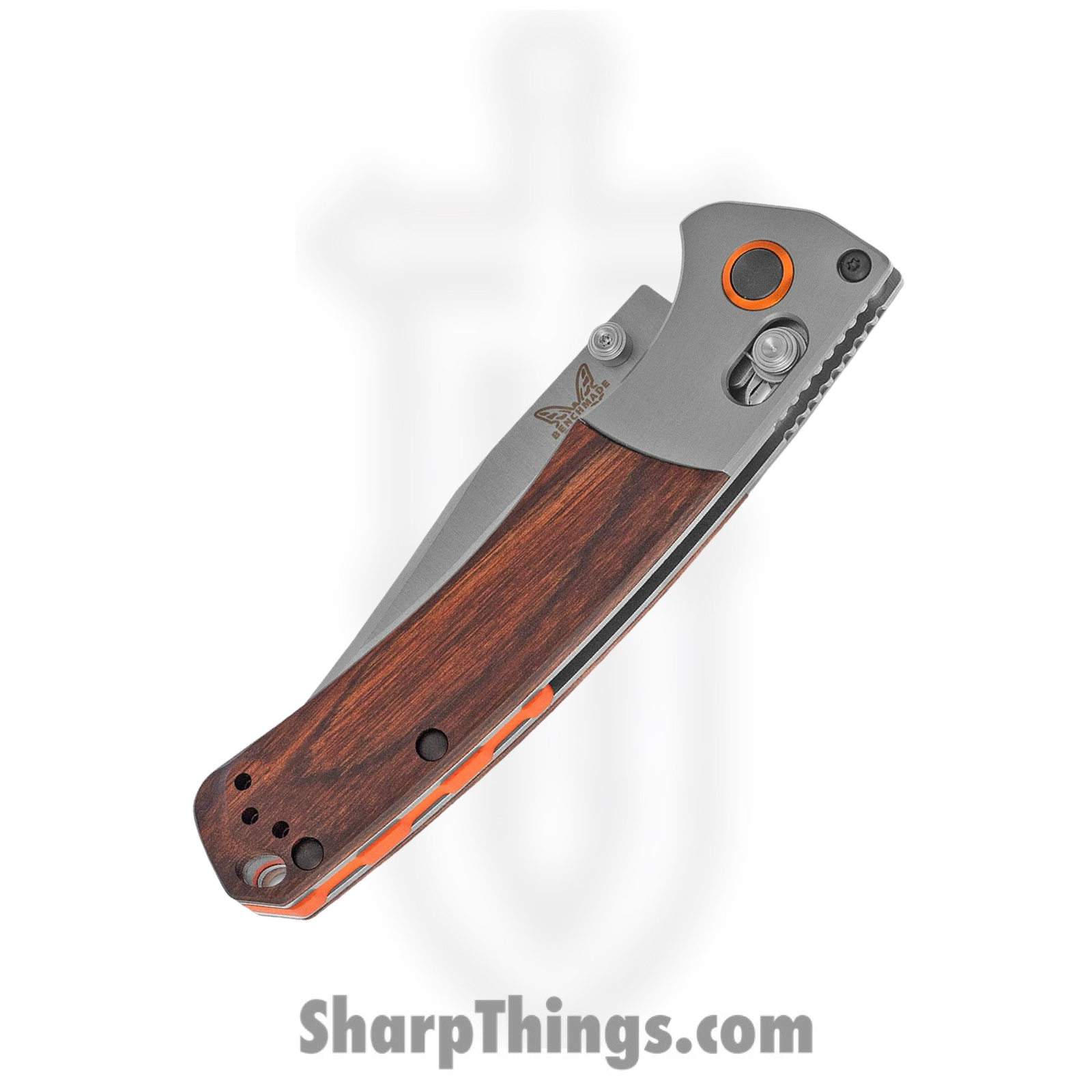 Benchmade - 15085-2 - Mini Crooked River - Folding Knife - CPM S30V Satin Clip Point - Dymondwood - Brown - Image 2