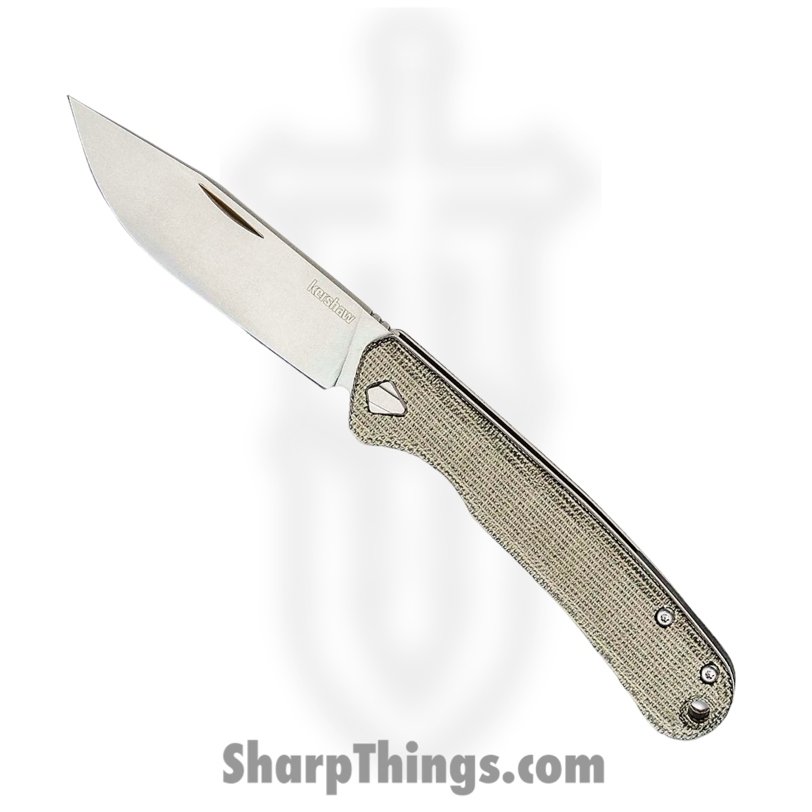 Kershaw - 4320 - Federalist Folder Knife - CPM154 Micarta - Green