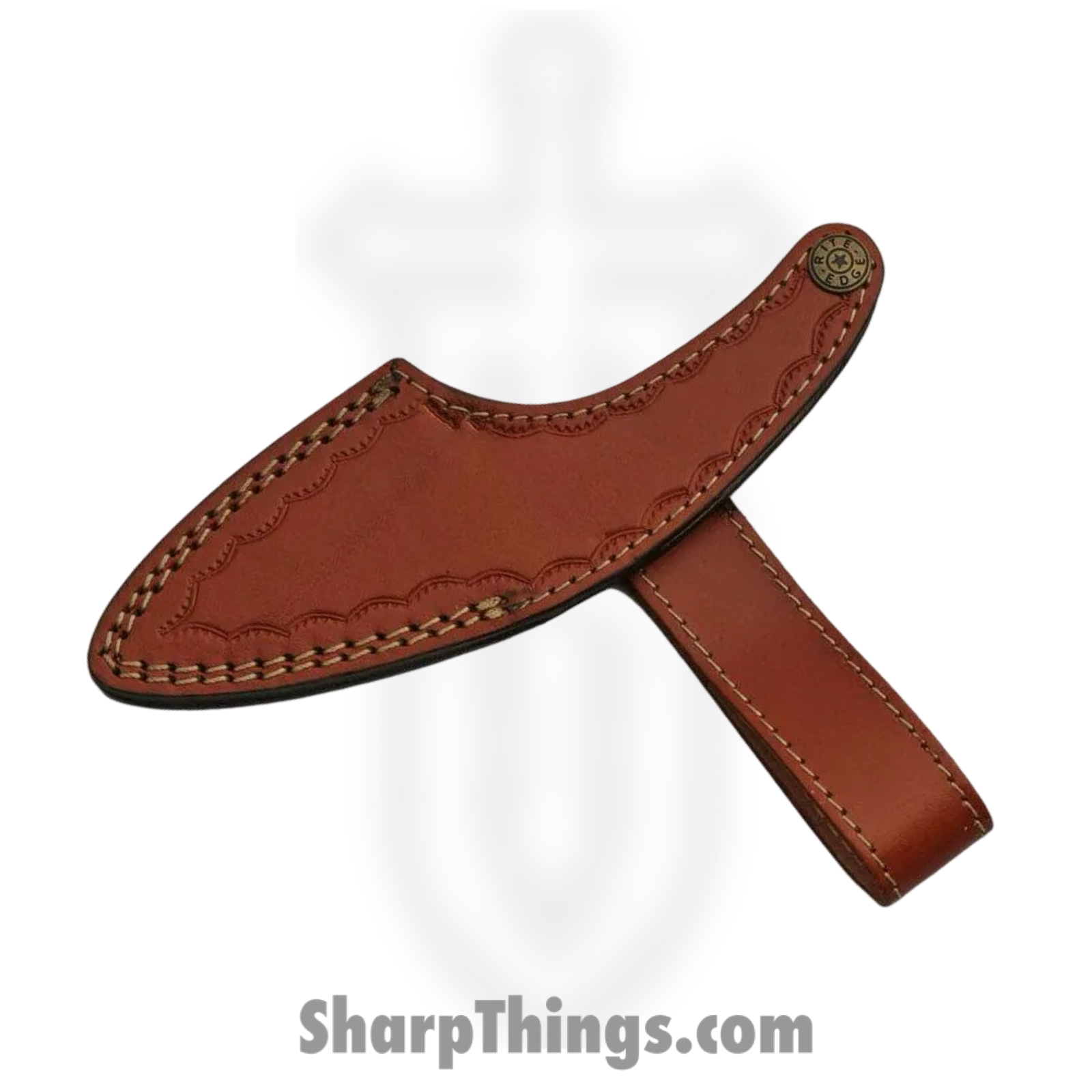 Damascus - DM5014 - Spear Point War Club - Fixed Blade Knife - Damascus - Wood - Brown - Image 3