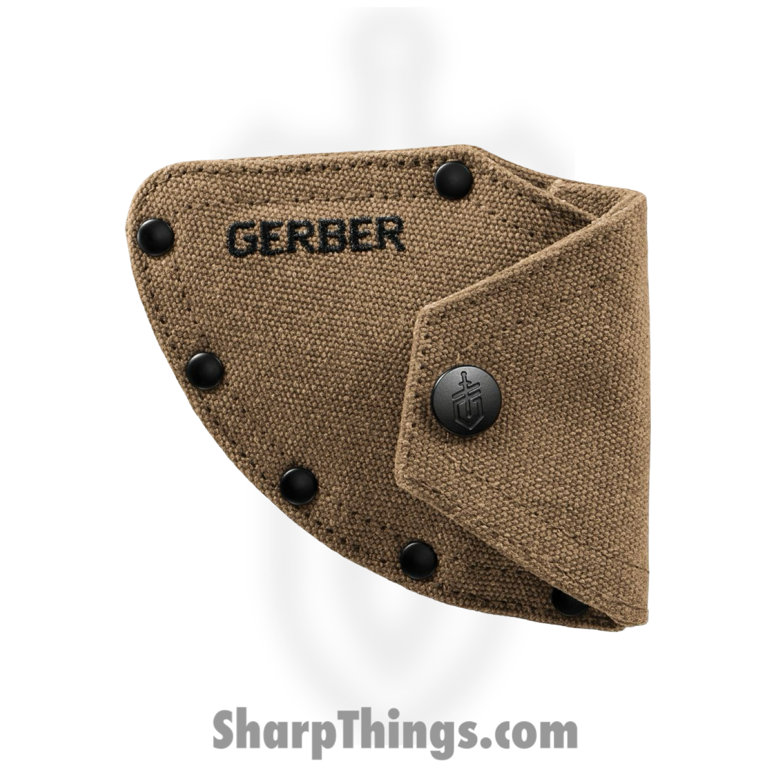 Gerber - G3937 - Downwind Ulu - Fixed Blade Knife - 7Cr17MoV Stonewash Ulu - G10 - Black/Green - Image 2