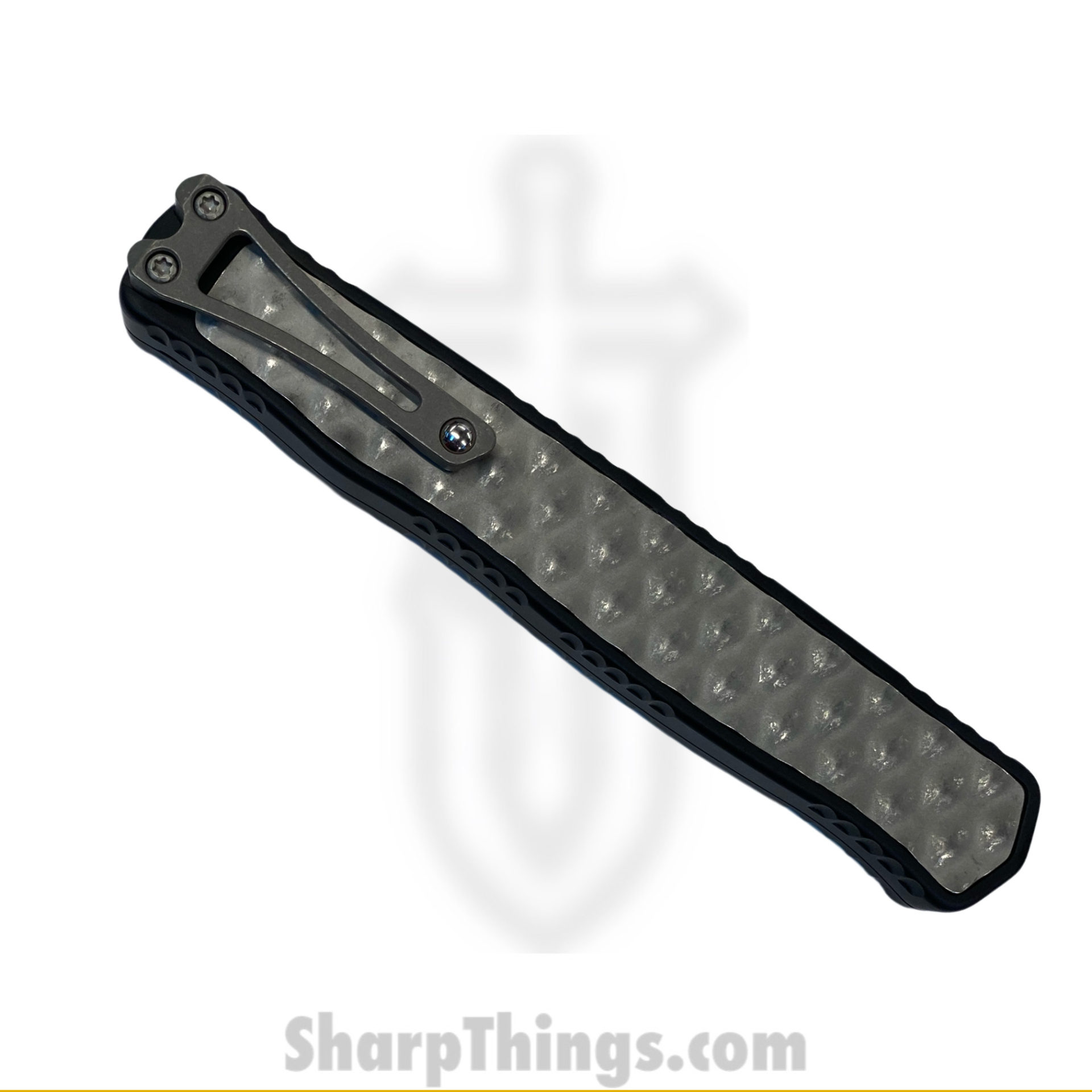 Heretic Knives - H020-5A - Cleric II - OTF Automatic - Magnacut D/E - Aluminum - Battleworn Black - Image 4