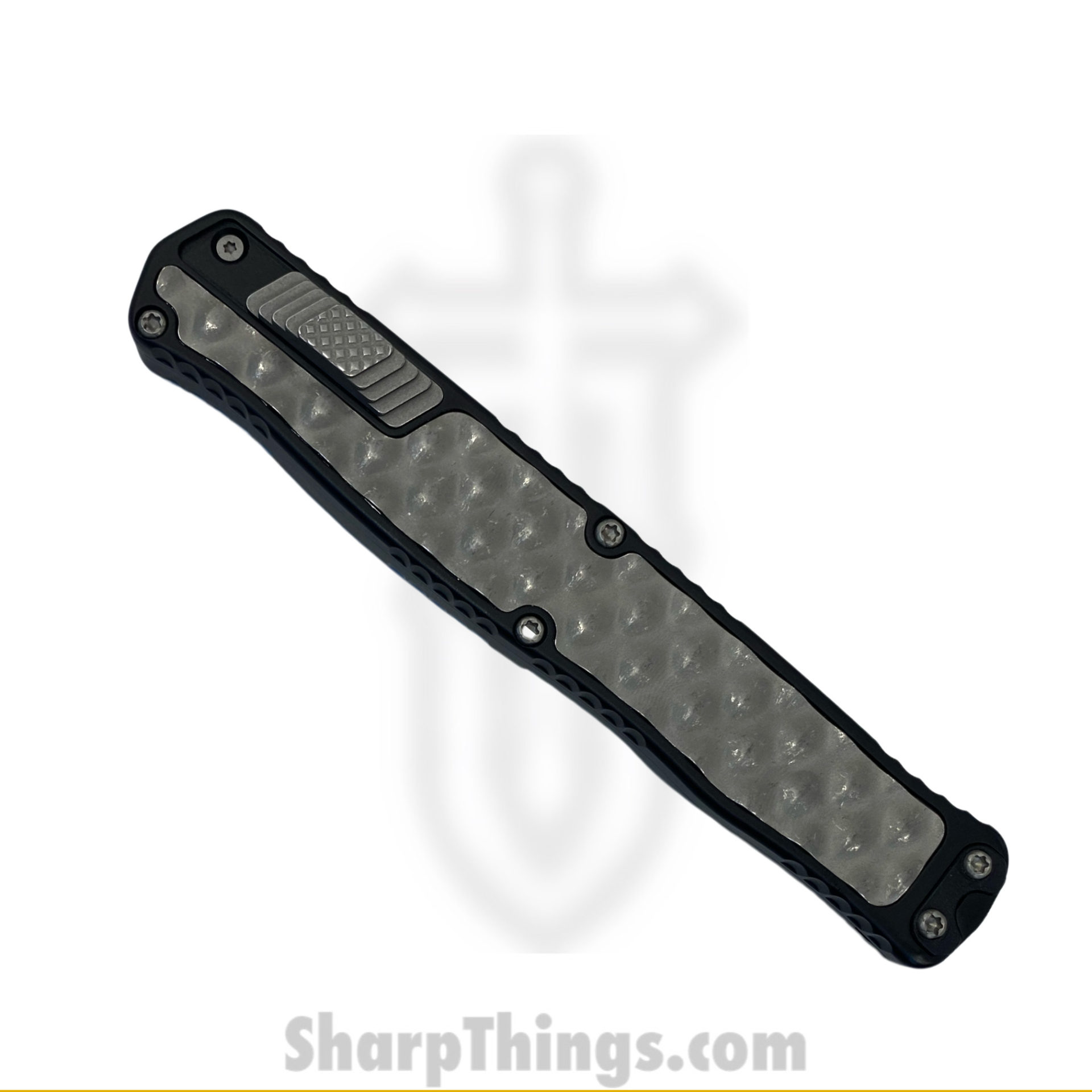 Heretic Knives - H020-5A - Cleric II - OTF Automatic - Magnacut D/E - Aluminum - Battleworn Black - Image 3