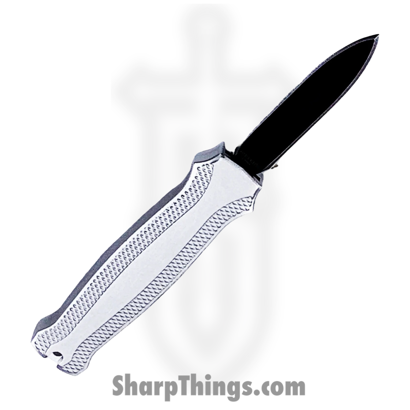 VOC - M-6-SR - Might Mini - OTF Auto - Stainless Coated Dagger - Aluminum - Gray - Image 2