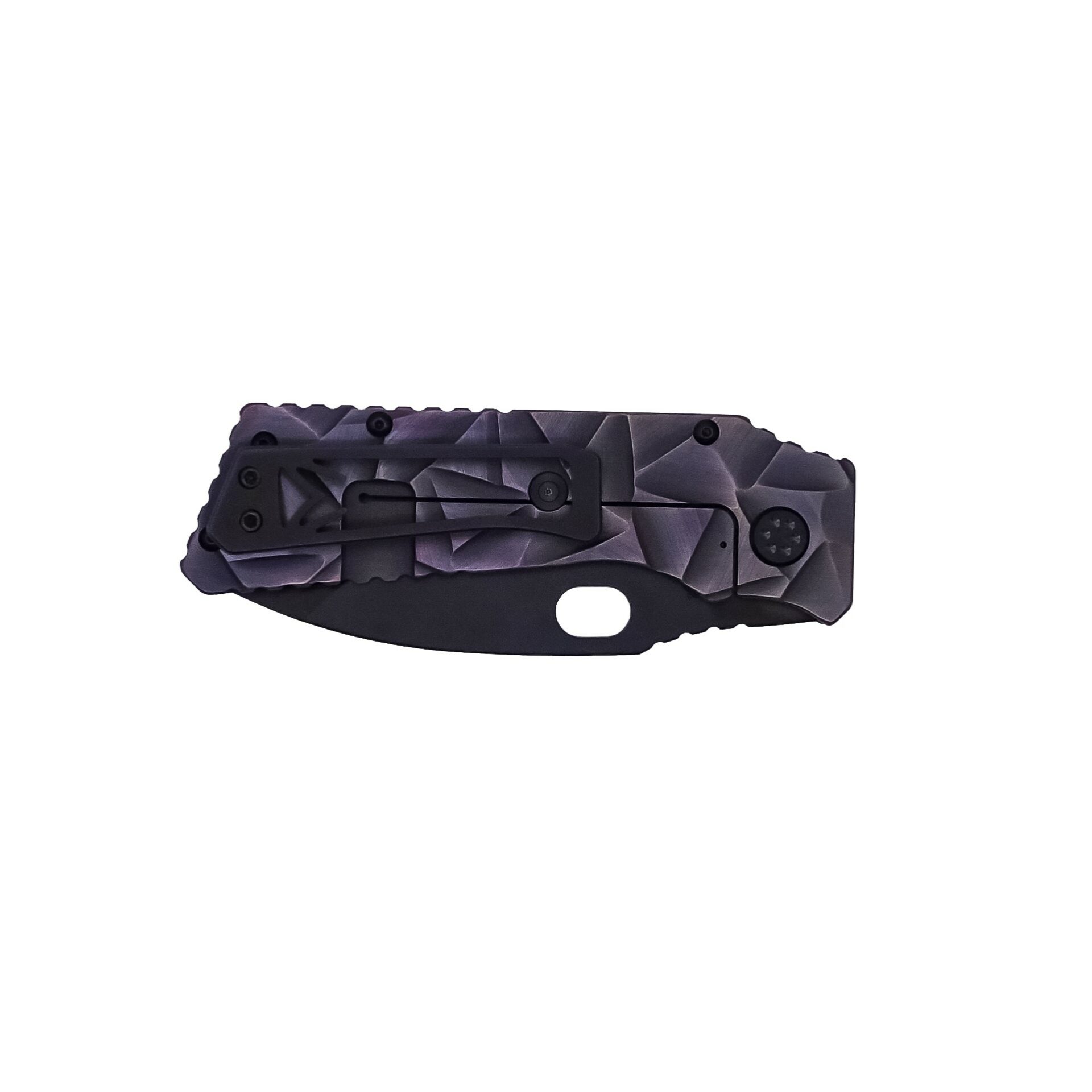 Medford Knife - MK014SPQ-38A3-TPCP-Q4 - TFF-1 Tactical Fighting Folder Knife - S35VN PVD - Violet "Stain Glass" - Image 3