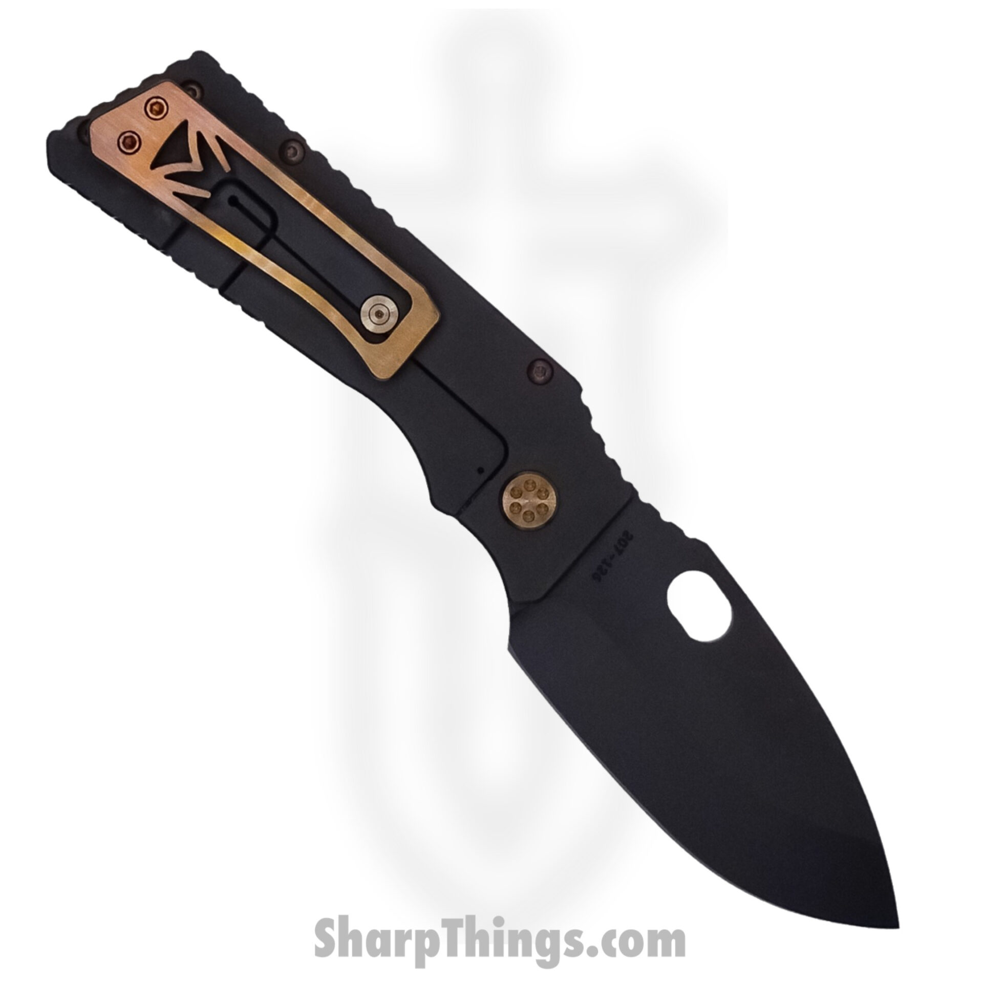 Medford Knife - MK014SPQ-30PV-T1C1-Q4 - TFF-1 Tactical Fighting Folder Knife - S35VN PVD - Bronze "American Flag" - Image 3