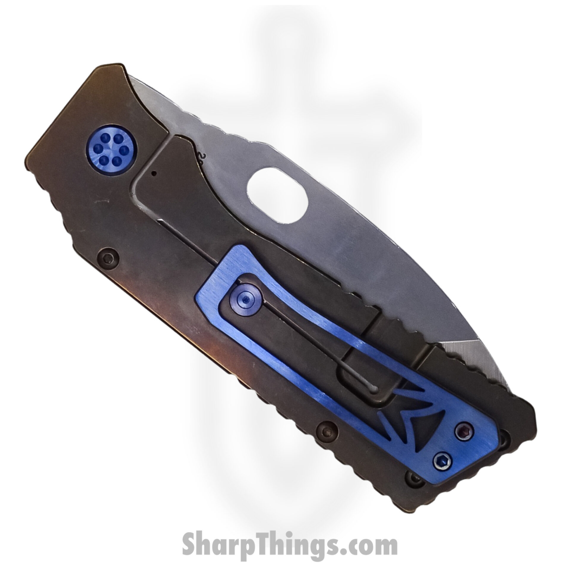Medford Knife - MK014STQ-36A1-T2C2-Q4 - TFF-1 Tactical Fighting Folder Knife - S35VN Tumbled - Bronze "Full-Color American Flag" - Image 3