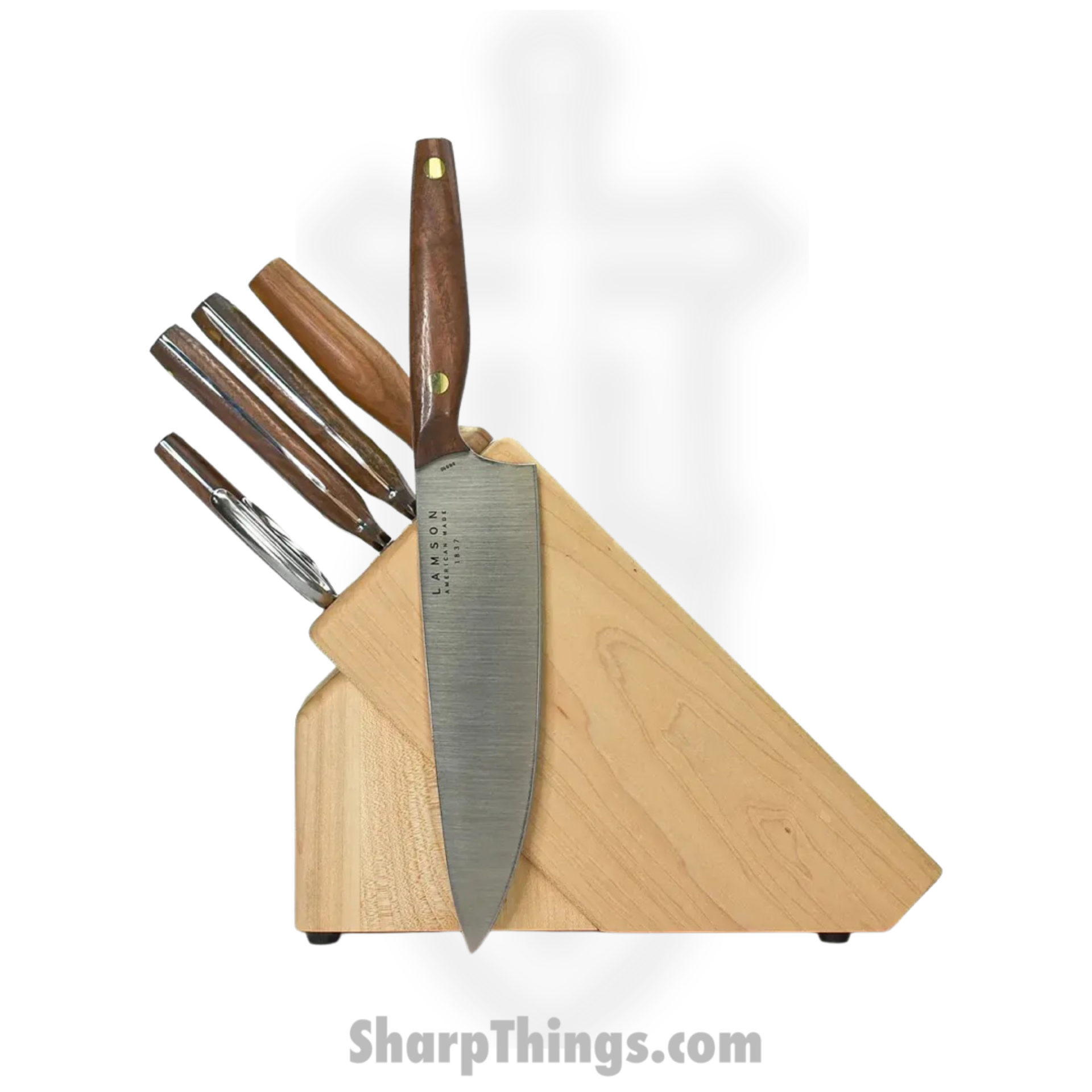 Lamson - 56544 - 7 Piece Vintage Knife Light Maple Block Set