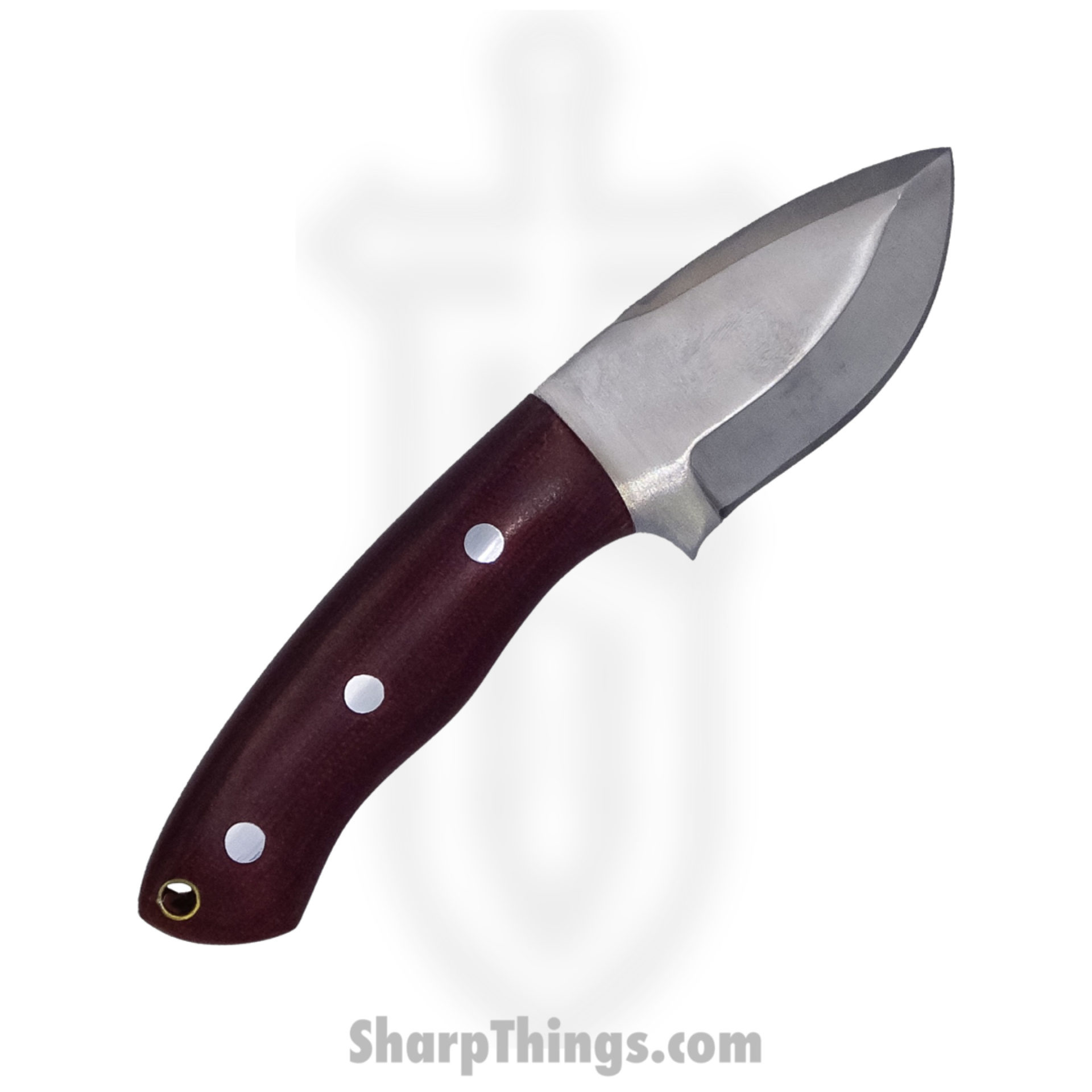 TEB - TEB-0001 - 3" Fixed Blade - Satin Drop Point - Image 4