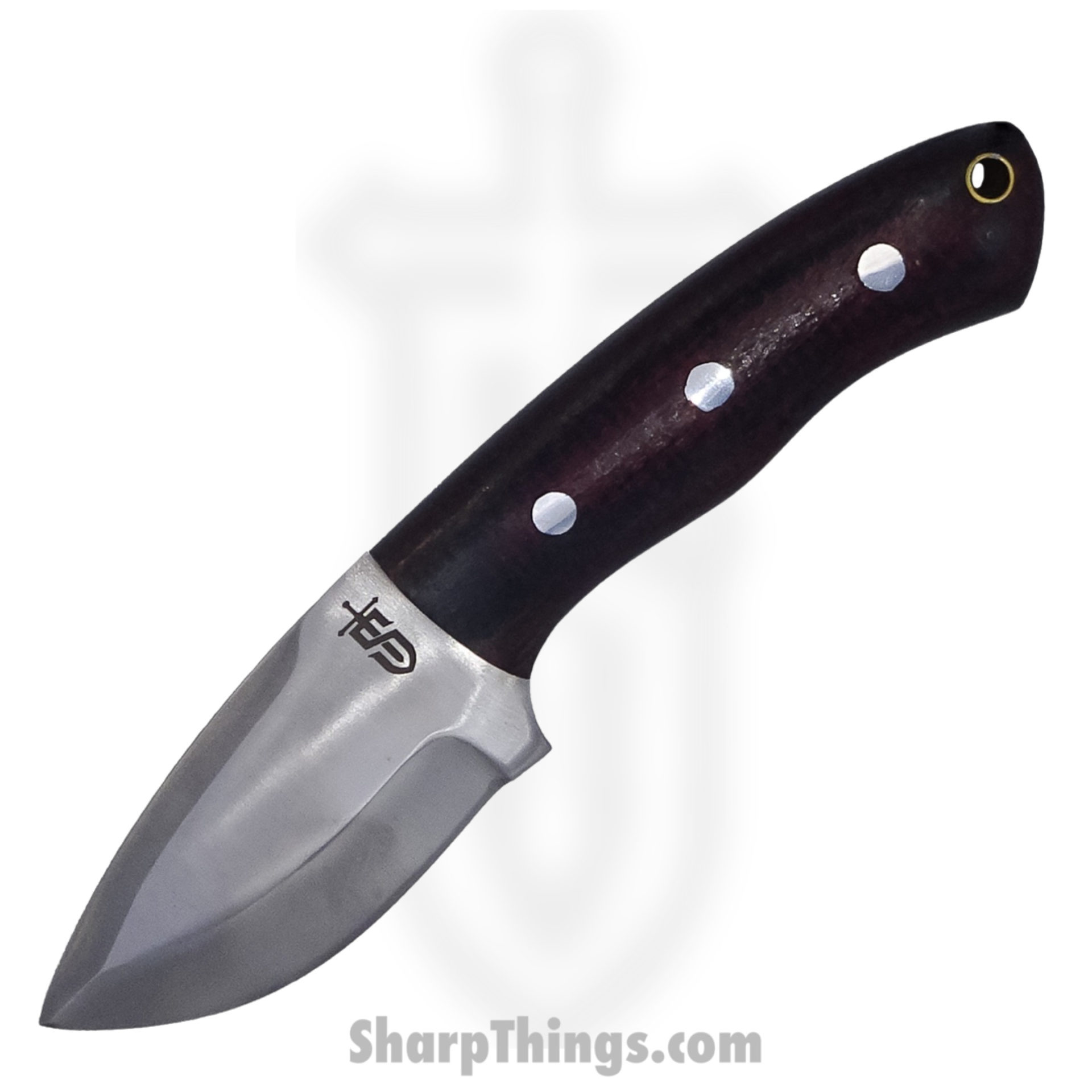 TEB - TEB-0002 - 3" Fixed Blade - Satin Drop Point