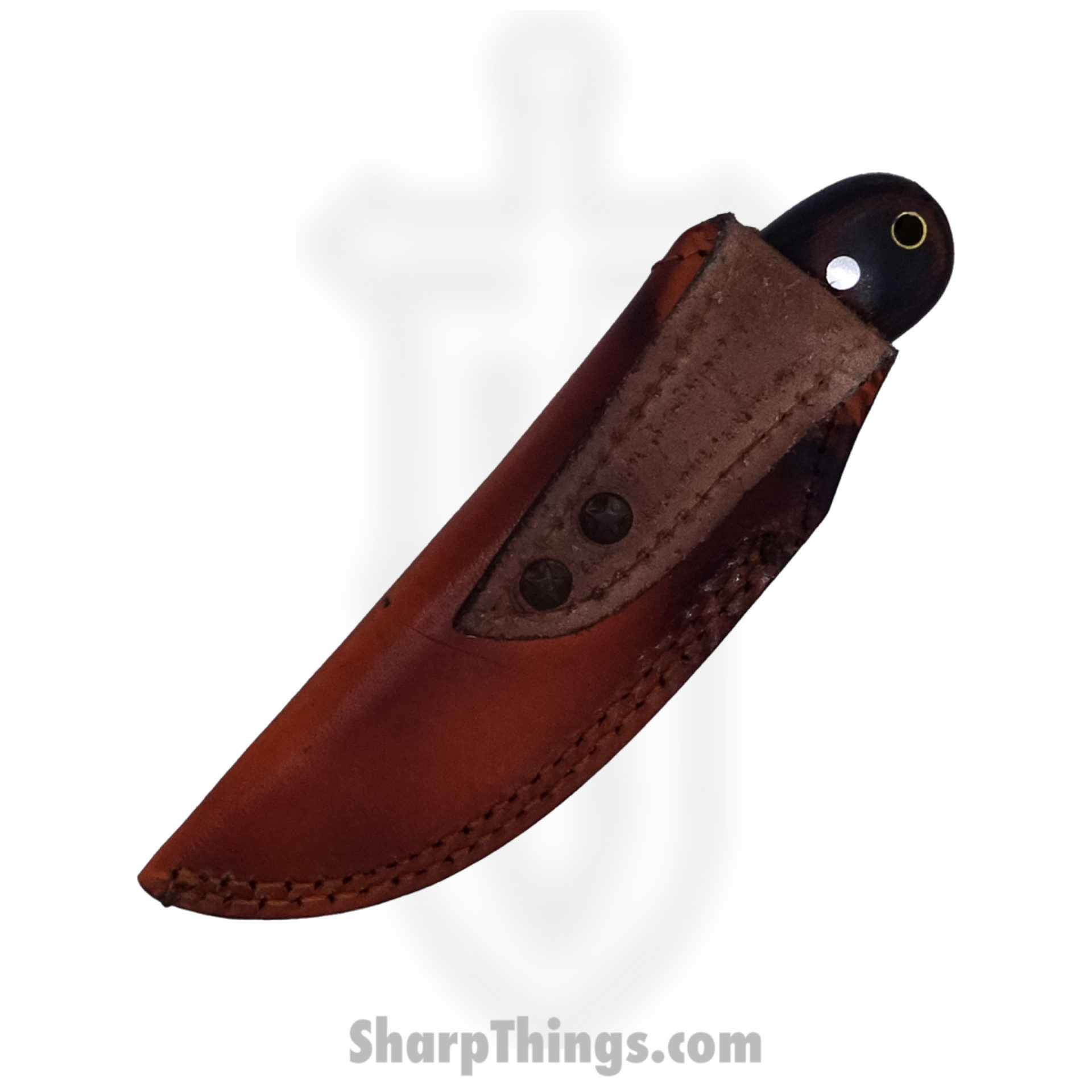 TEB - TEB-0006 - 3" Fixed Blade - Fixed Blade Knife - Damascus - Micarta - Black Green - Image 4