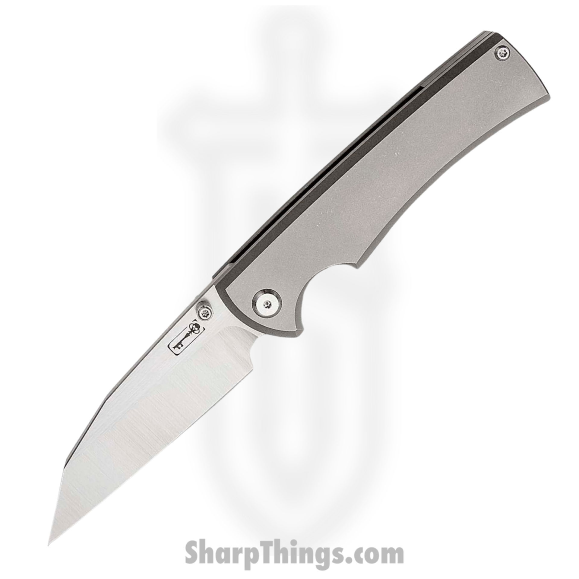 Chaves Knives - 229/SW/SWTI/BF - Liberation 229 Sangre Wharncliffe - Folding Knife - M390 Stonewash Wharnliffe - Titanium - Stonewash