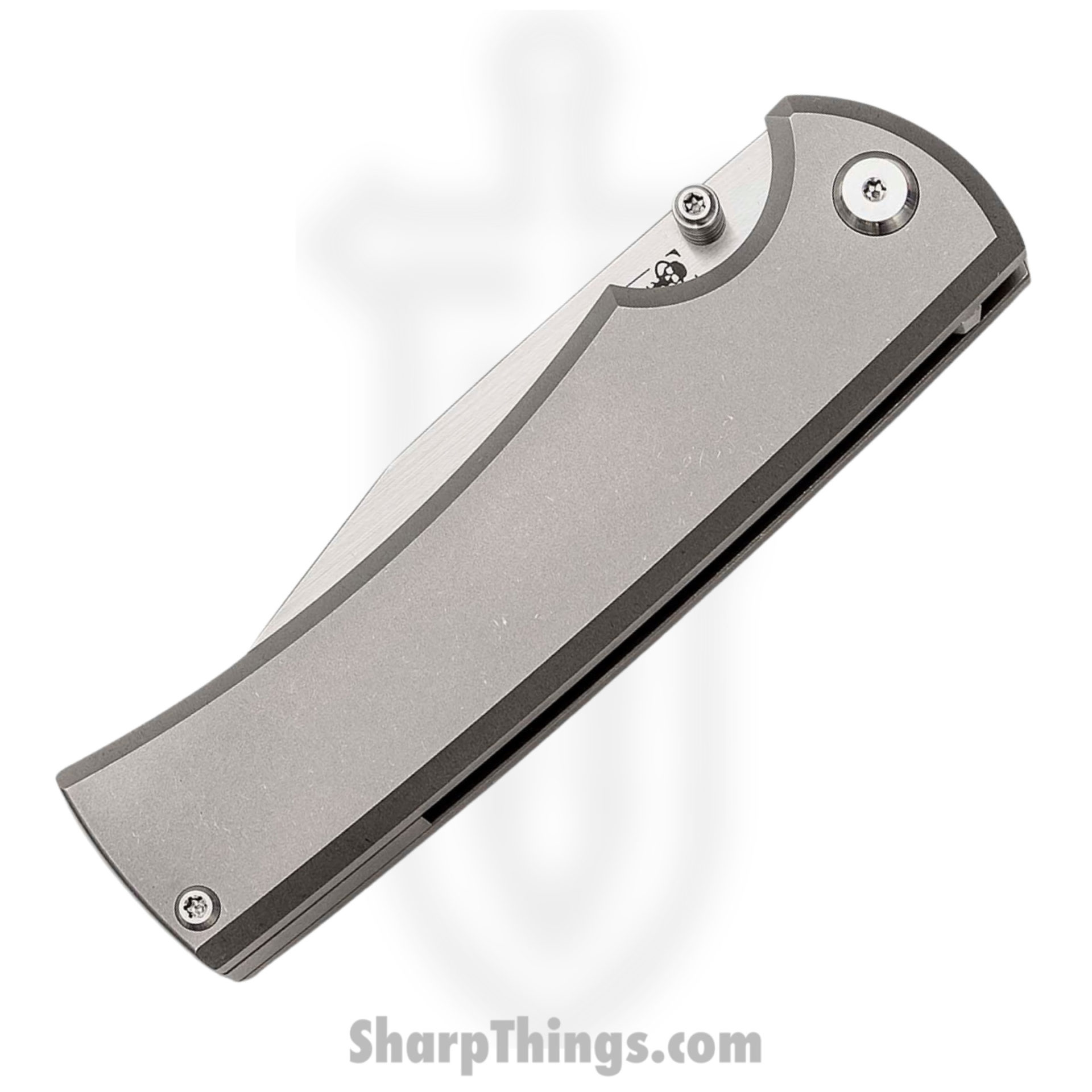 Chaves Knives - 229/SW/SWTI/BF - Liberation 229 Sangre Wharncliffe - Folding Knife - M390 Stonewash Wharnliffe - Titanium - Stonewash - Image 3