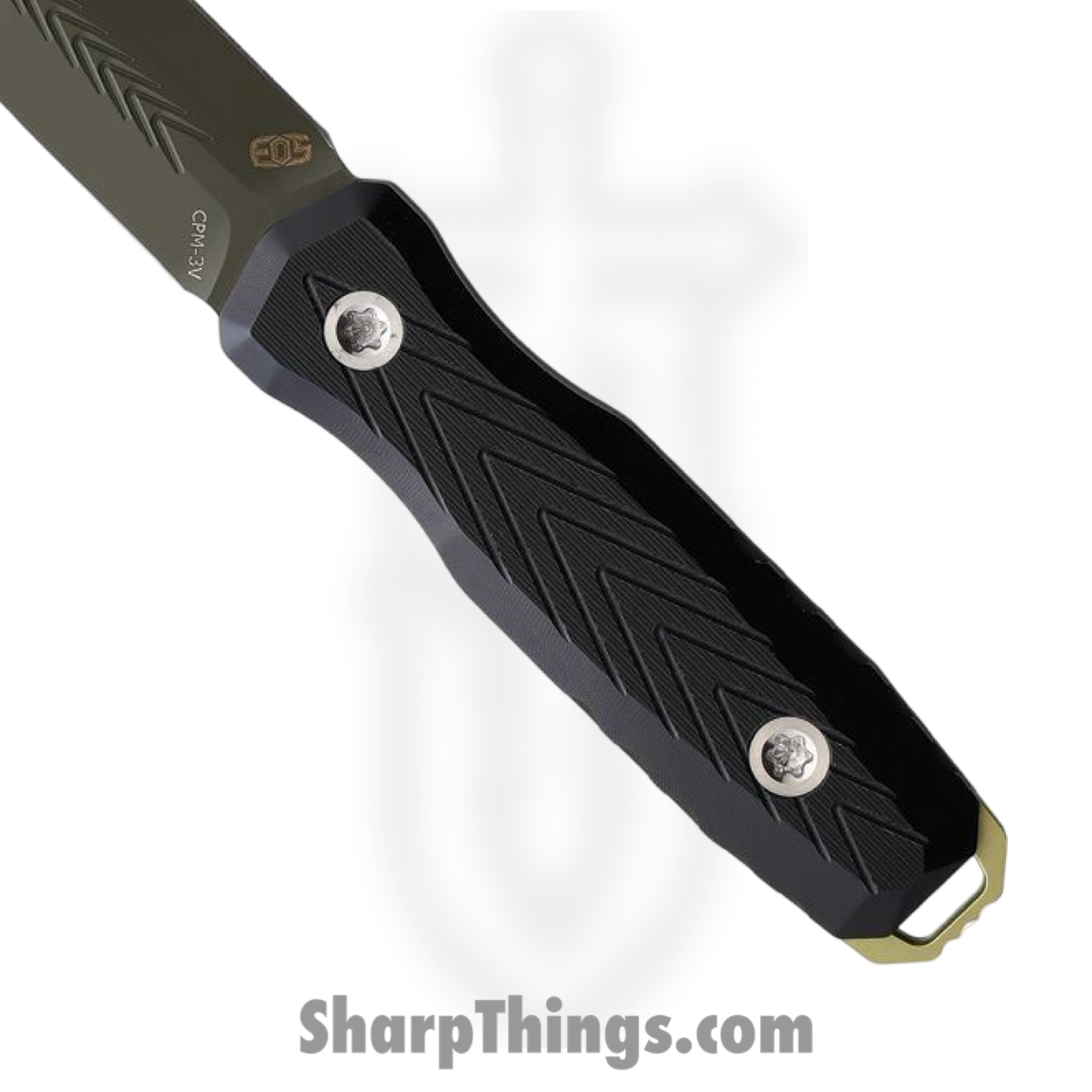 EOS - EOS088 - Mini Thresher - Fixed Blade Knife - CPM 3V Coated Spear Point - Aluminum - Black - Image 3