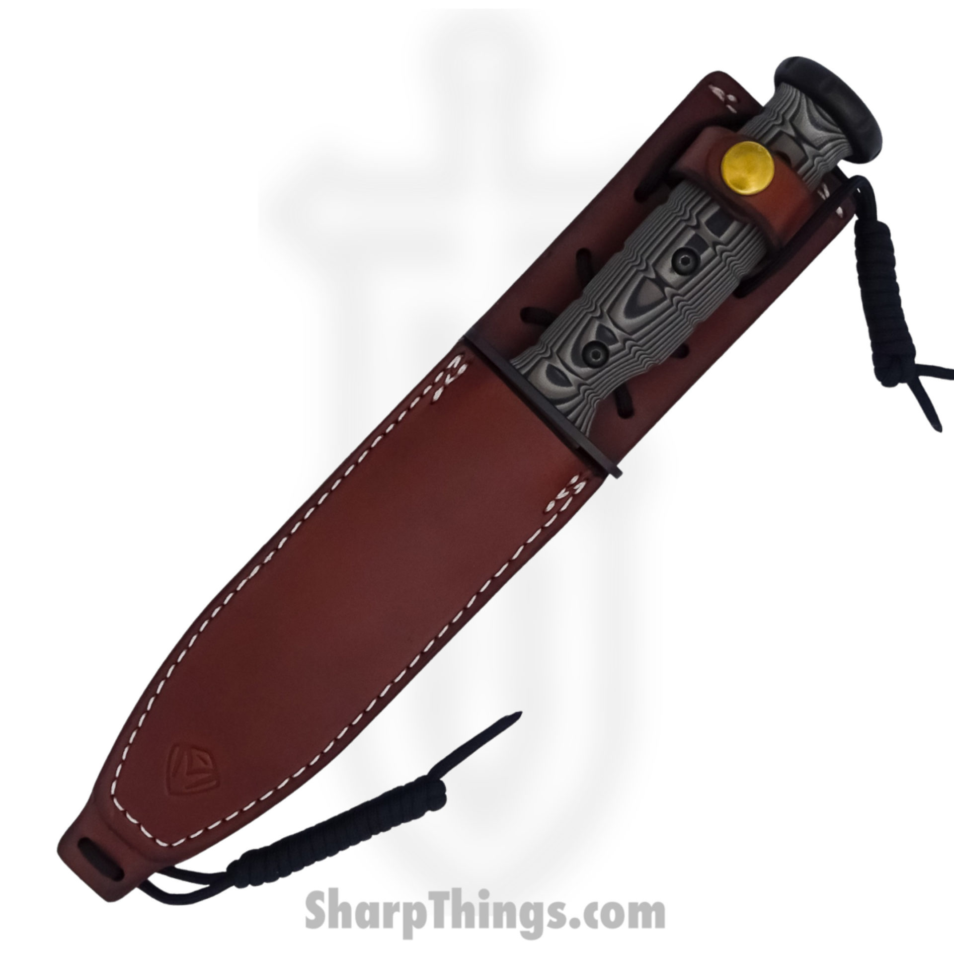 Medford Knife and Tool - MK103SPQ-12LE-SPQ3-Q4 - USMC Fighter - Fixed Blade Knife - S35VN Coated Drop Point - Layered G10 - Black Tan - Image 3